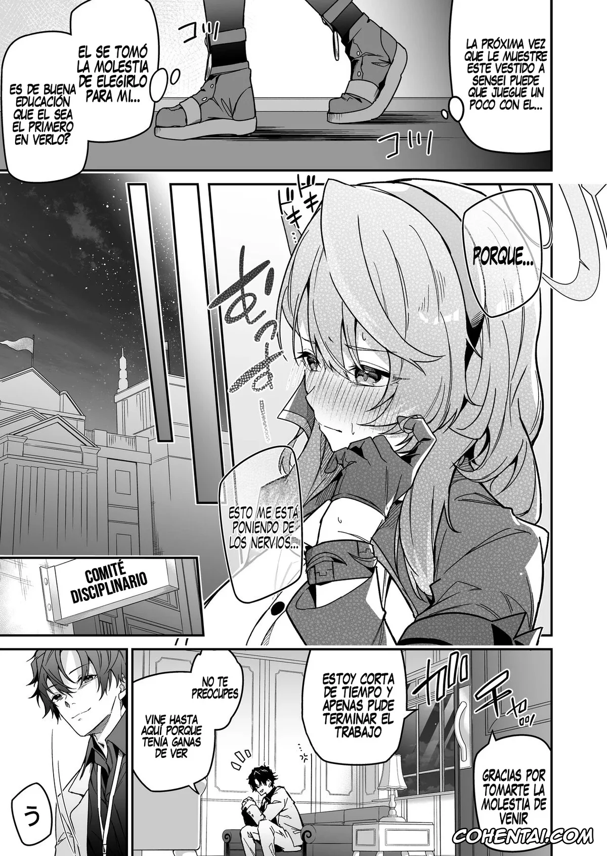 Blue Archive xxx, Ako Amau xxx, Sensei xxx, Fuuki ni Saegiru Amou no Oto (Blue Archive), pagina 7