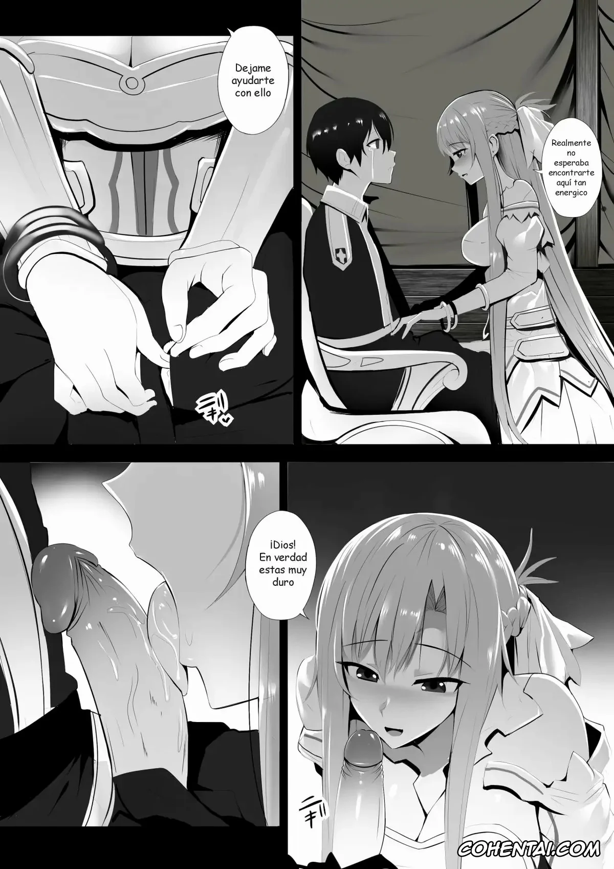 Sword Art Online xxx, Alice Zuberg xxx, Asuna Yuuki xxx, Kazuto Kirigaya | Kirito xxx, Futatsu no Sekai kara no Omoi (Sword Art Online), pagina 4