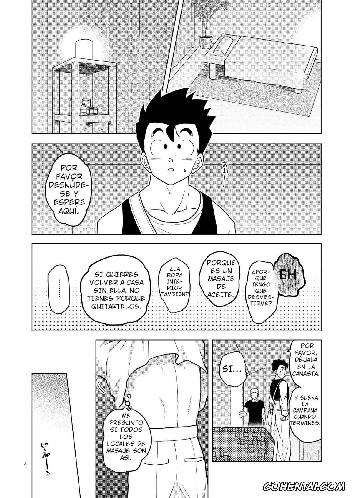 Dragon Ball Z hentai, Son Gohan hentai, Gokuraku e Youkoso (Dragon Ball Z), pagina 3