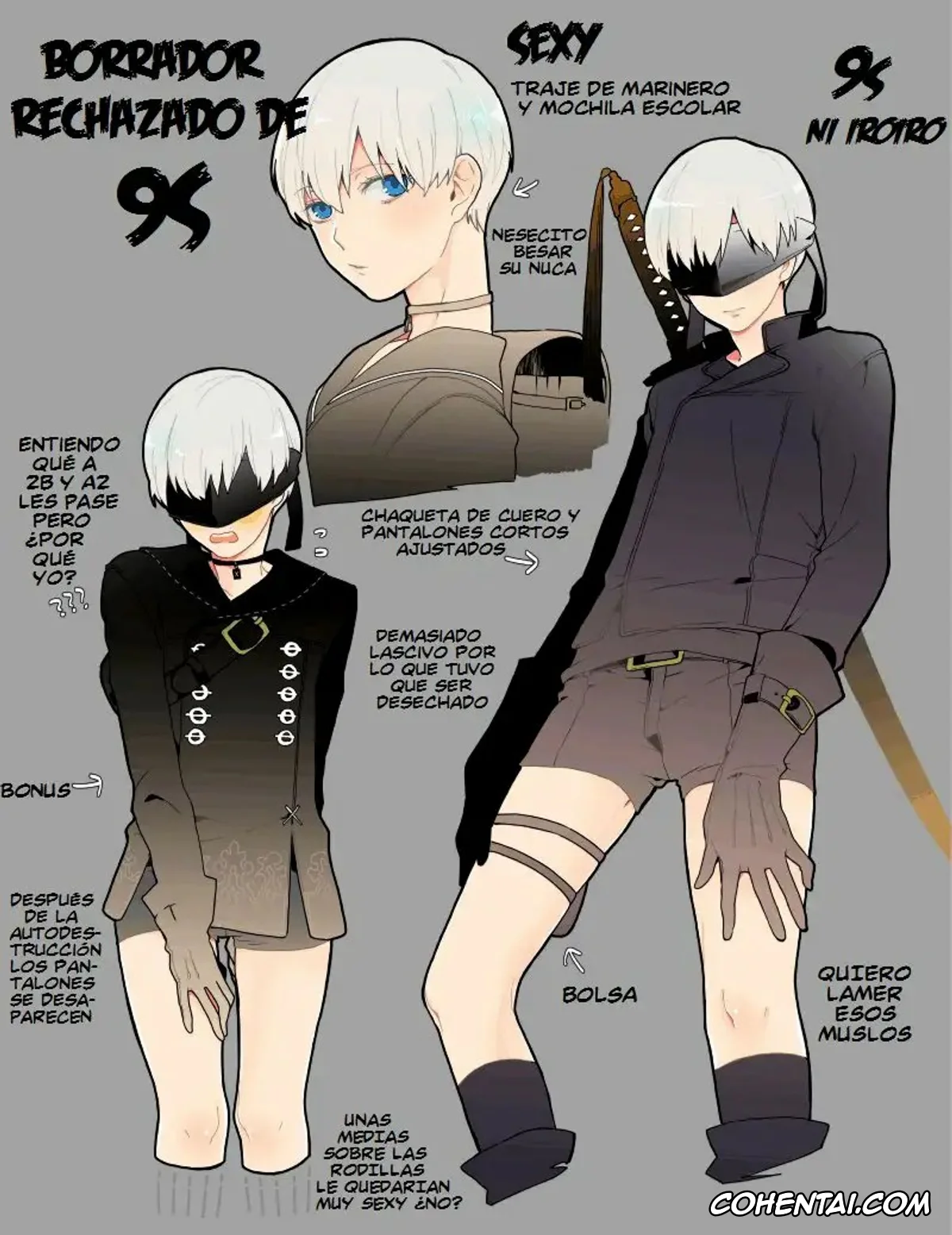 Nier Automata xxx, 9S ni Iroiro (NieR:Automata), pagina 1