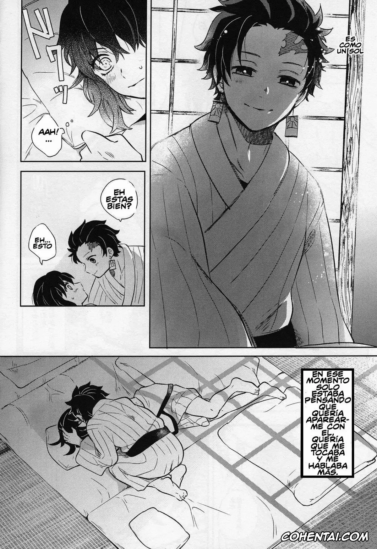 Kimetsu No Yaiba | Demon Slayer xxx, Inosuke Hashibira xxx, Tanjirou Kamado xxx, Kimochi Yosugite Komatte masu (Kimetsu no Yaiba), pagina 4