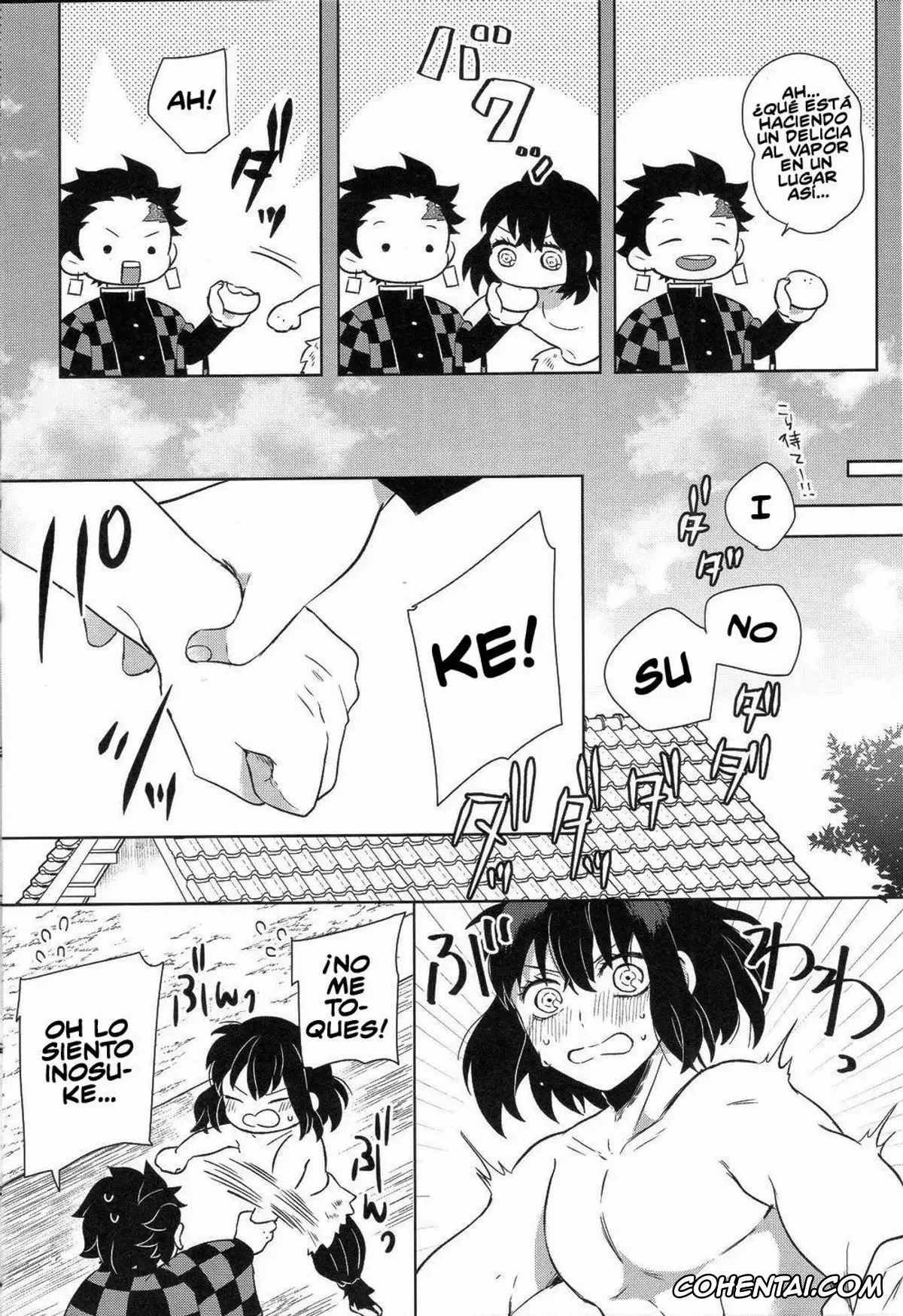 Kimetsu No Yaiba | Demon Slayer porno, Inosuke Hashibira porno, Tanjirou Kamado porno, Kimochi Yosugite Komatte masu (Kimetsu no Yaiba), pagina 14