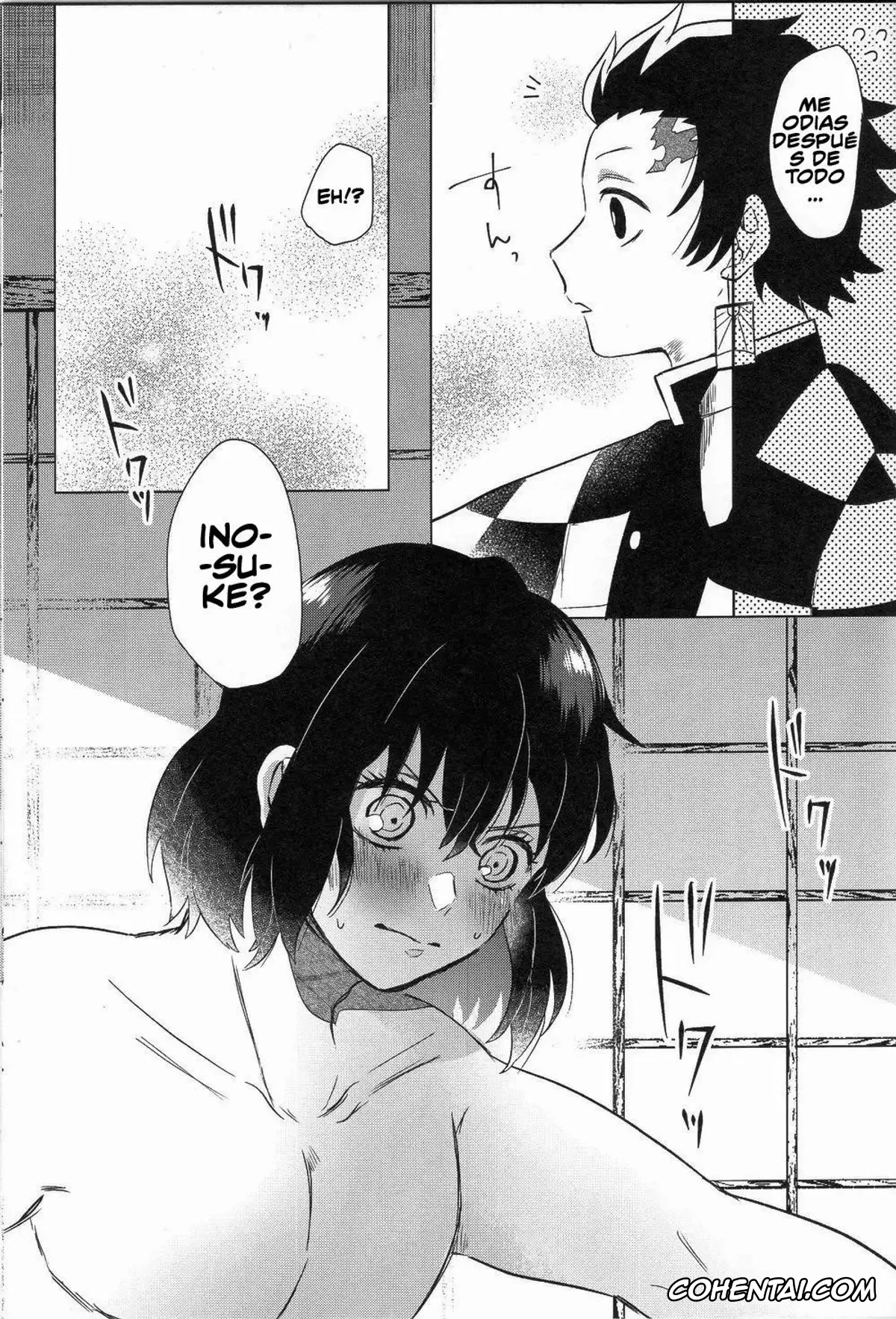 Kimetsu No Yaiba | Demon Slayer hentai, Inosuke Hashibira hentai, Tanjirou Kamado hentai, Kimochi Yosugite Komatte masu (Kimetsu no Yaiba), pagina 15