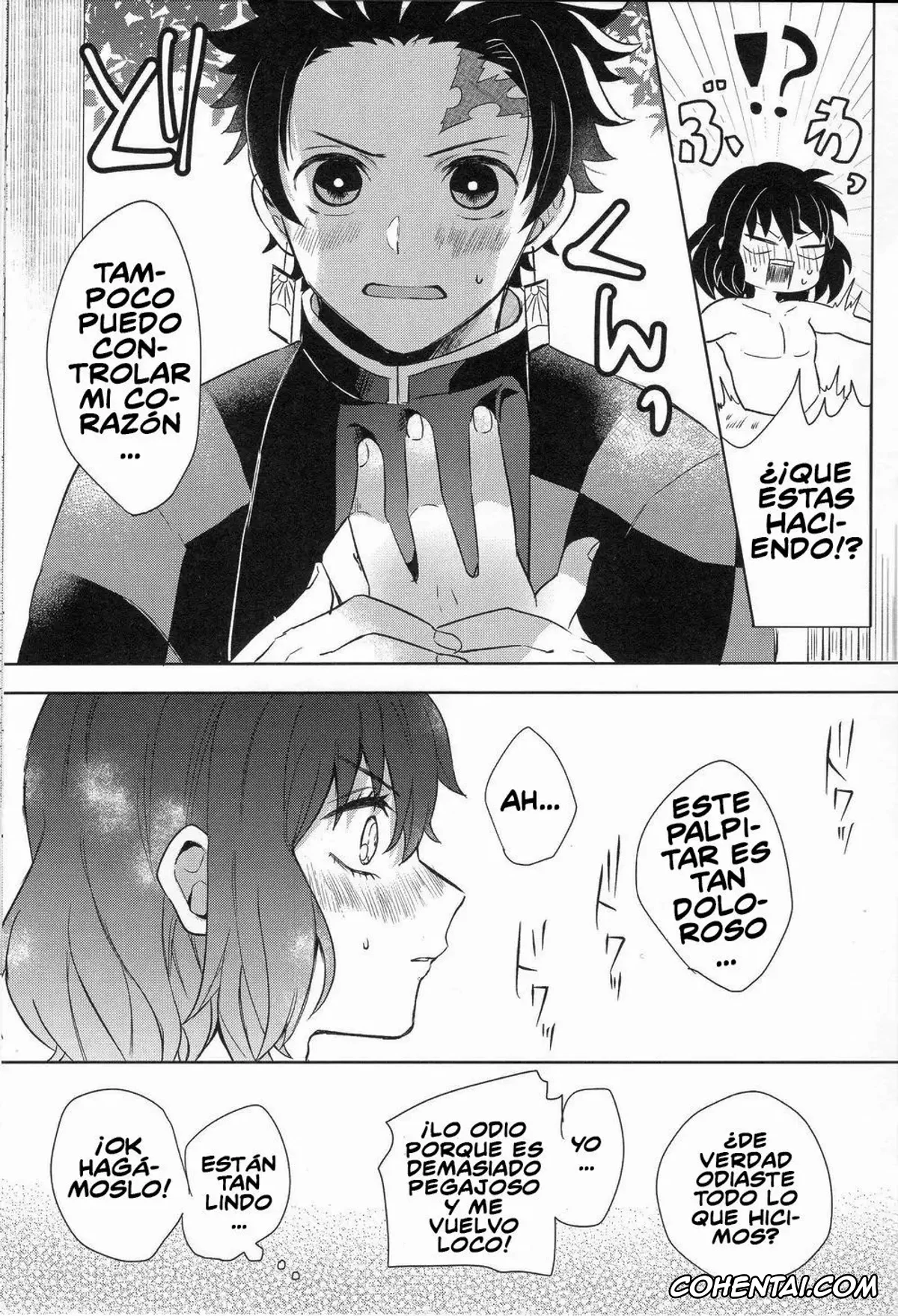 Kimetsu No Yaiba | Demon Slayer porno, Inosuke Hashibira porno, Tanjirou Kamado porno, Kimochi Yosugite Komatte masu (Kimetsu no Yaiba), pagina 17