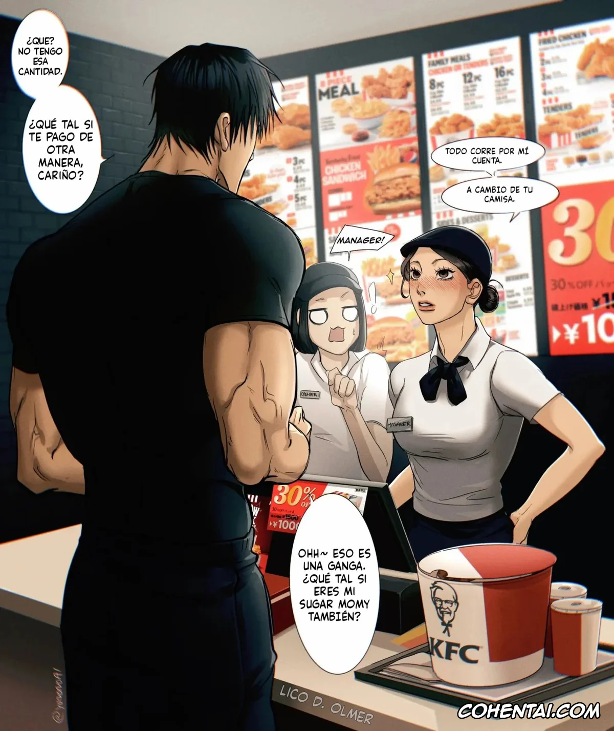 Jujutsu Kaisen xxx, Toji Fushiguro xxx, KFC (Jujutsu Kaisen), pagina 1