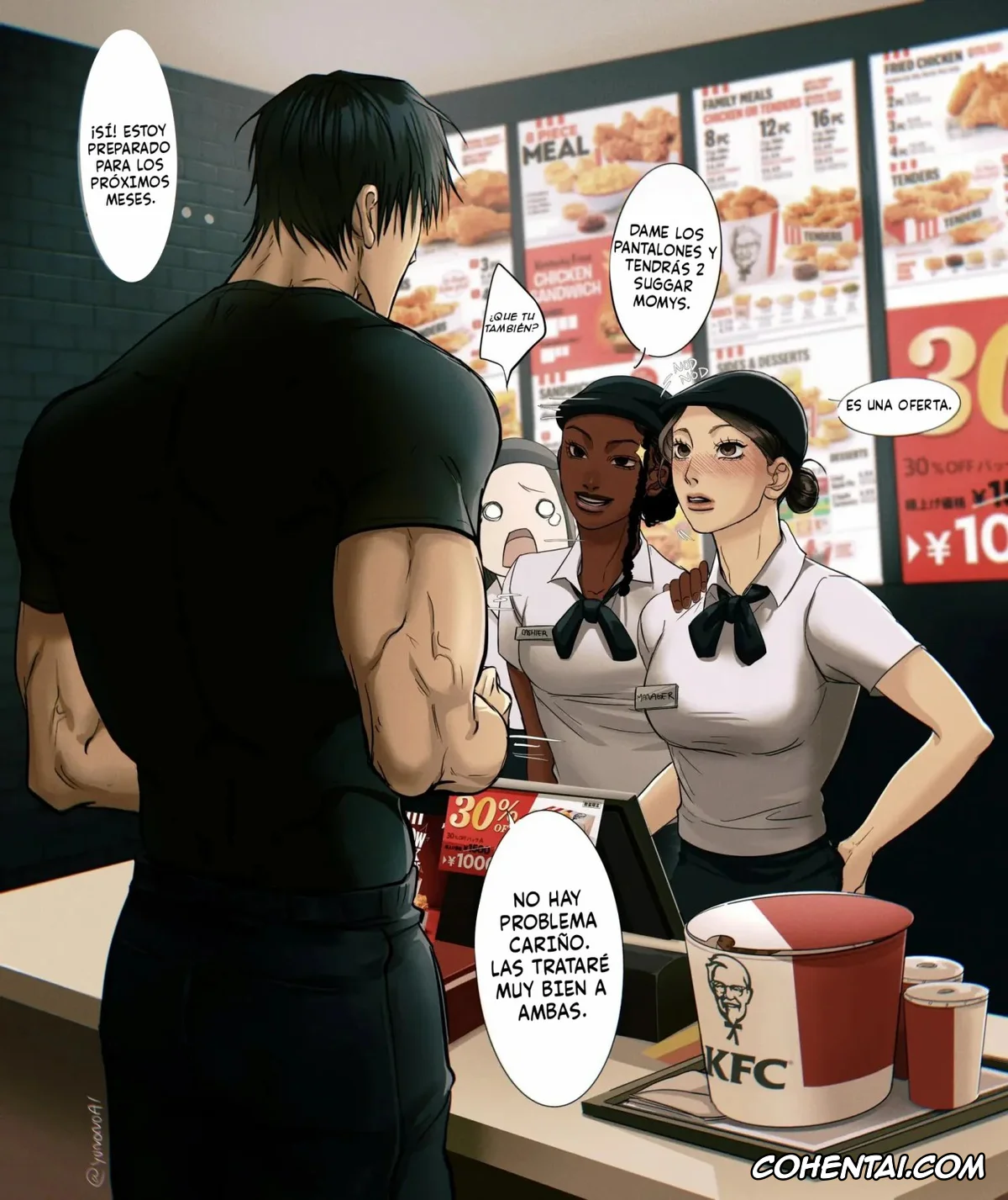Jujutsu Kaisen porno, Toji Fushiguro porno, KFC (Jujutsu Kaisen), pagina 2