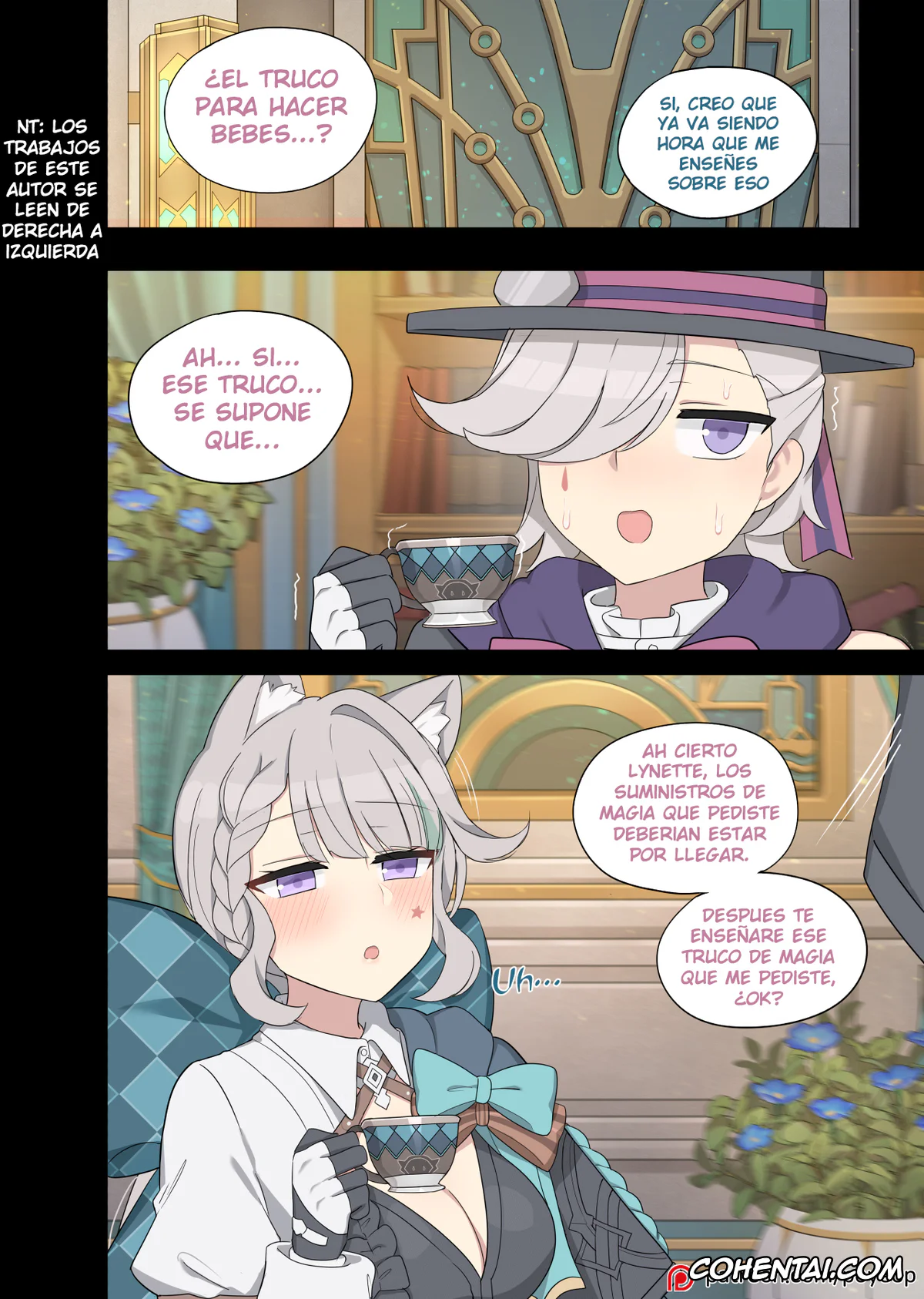Genshin Impact xxx, Lynette xxx, Lynette (Genshin Impact), pagina 1