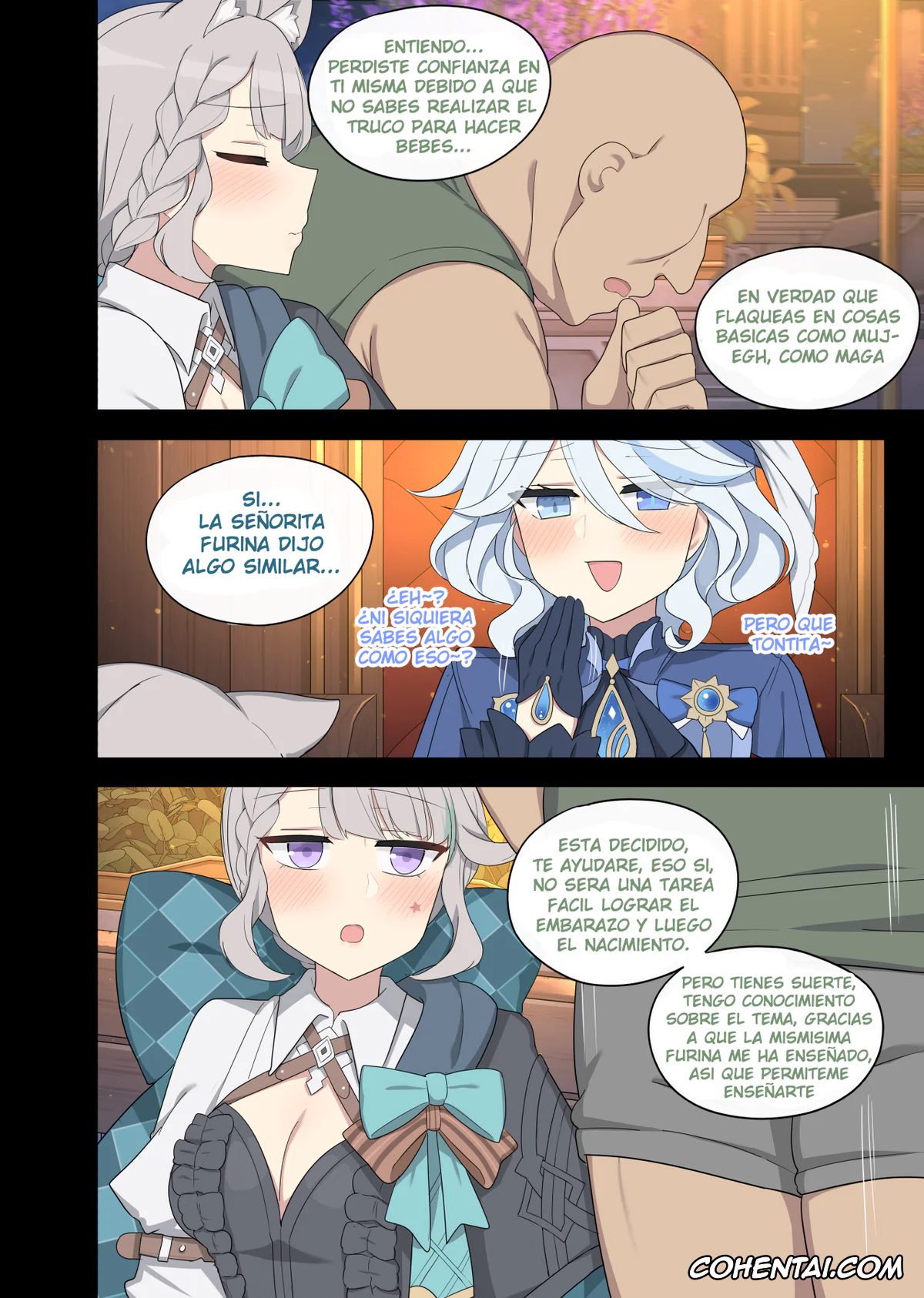 Genshin Impact hentai, Lynette hentai, Lynette (Genshin Impact), pagina 3