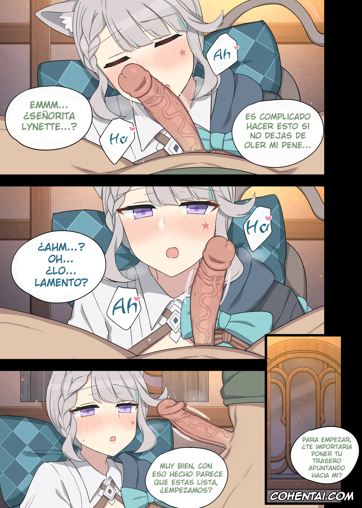 Genshin Impact hentai, Lynette hentai, Lynette (Genshin Impact), pagina 6