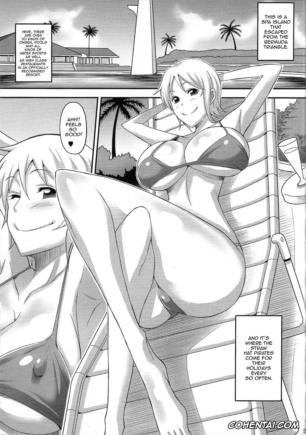 One Piece xxx, Nami xxx, Nico Robin xxx, Rakuen Onna Kaizoku – Woman pirate in paradise (One Piece), pagina 4