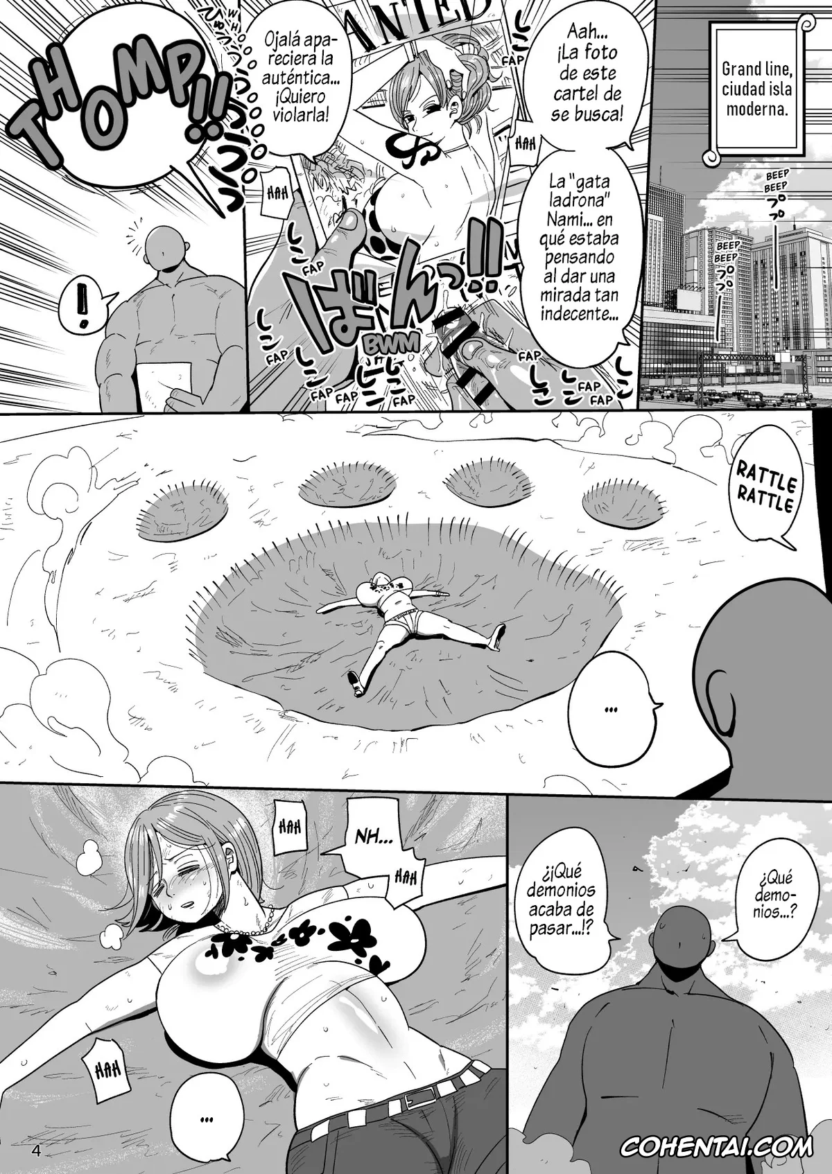 One Piece hentai, 2-nen-go ni Sabaody Shotou de (One Piece), pagina 3