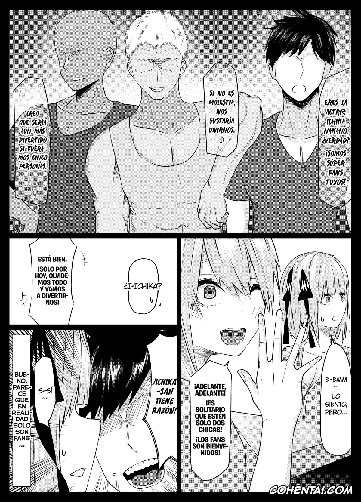 Gotoubun No Hanayome | The Quintessential Quintuplets hentai, Ichika Nakano hentai, Nino Nakano hentai, Ichika to Nino ga Ochiru Hanashi (Gotoubun no Hanayome), pagina 6