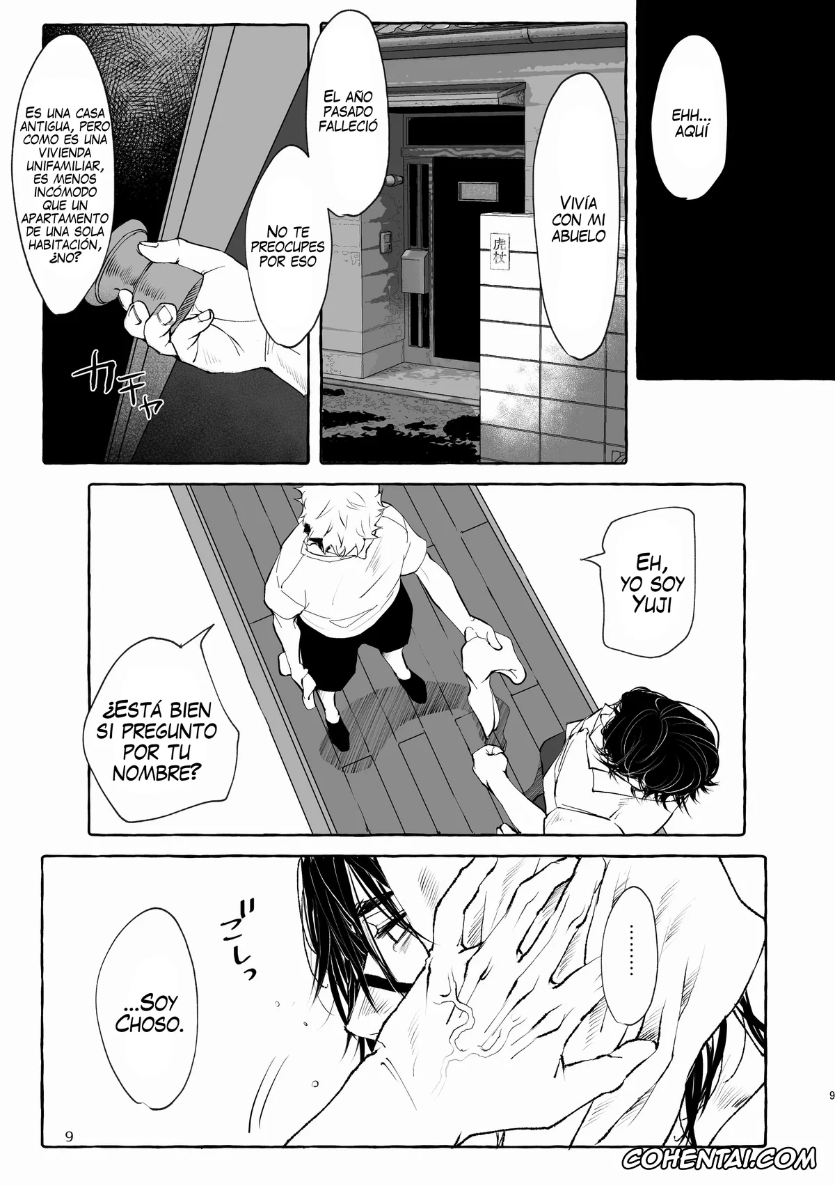 Jujutsu Kaisen hentai, Choso hentai, Yuuji Itadori hentai, Inryoku no Petrichor (Jujutsu Kaisen), pagina 9