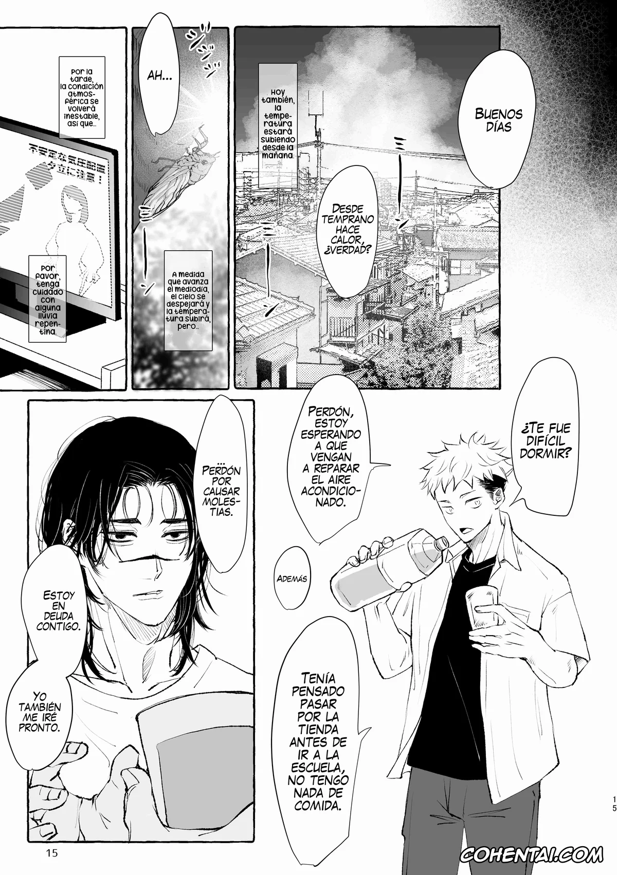 Jujutsu Kaisen hentai, Choso hentai, Yuuji Itadori hentai, Inryoku no Petrichor (Jujutsu Kaisen), pagina 15