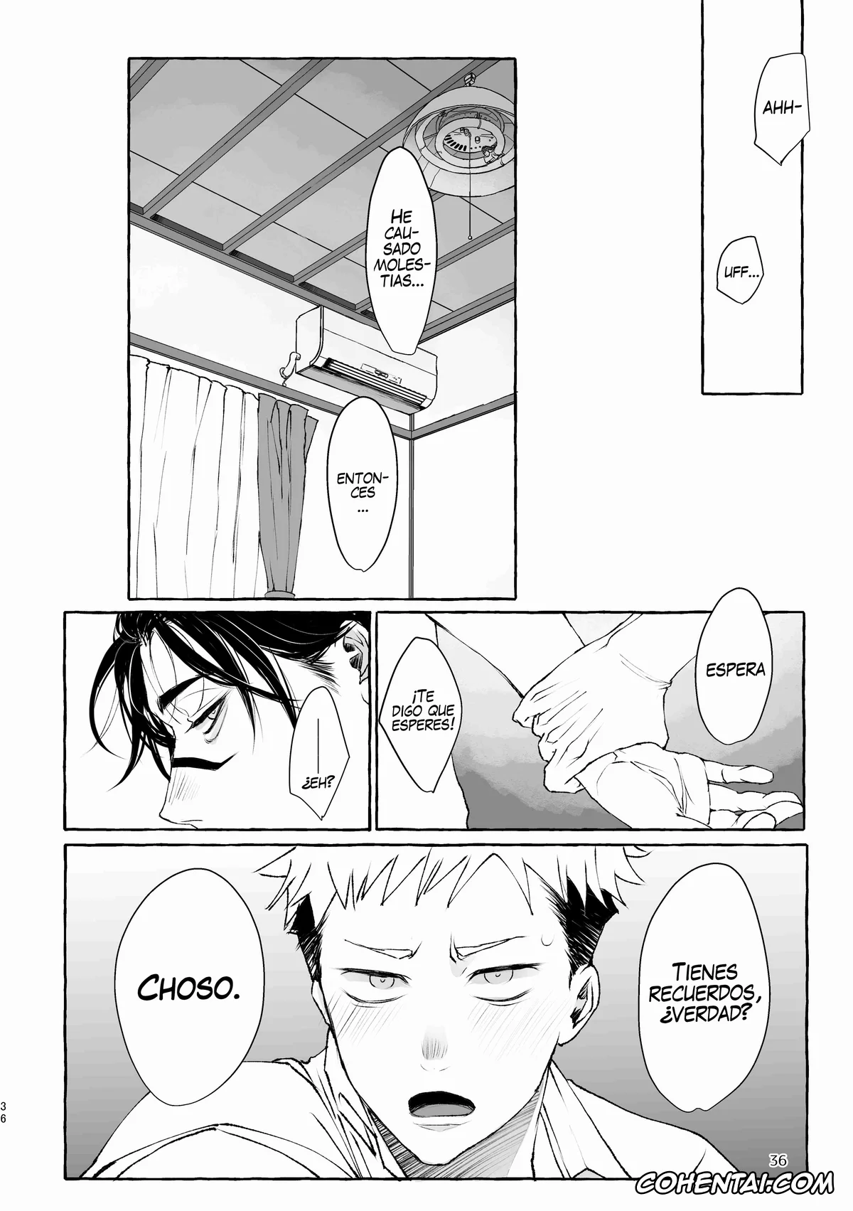 Jujutsu Kaisen hentai, Choso hentai, Yuuji Itadori hentai, Inryoku no Petrichor (Jujutsu Kaisen), pagina 36