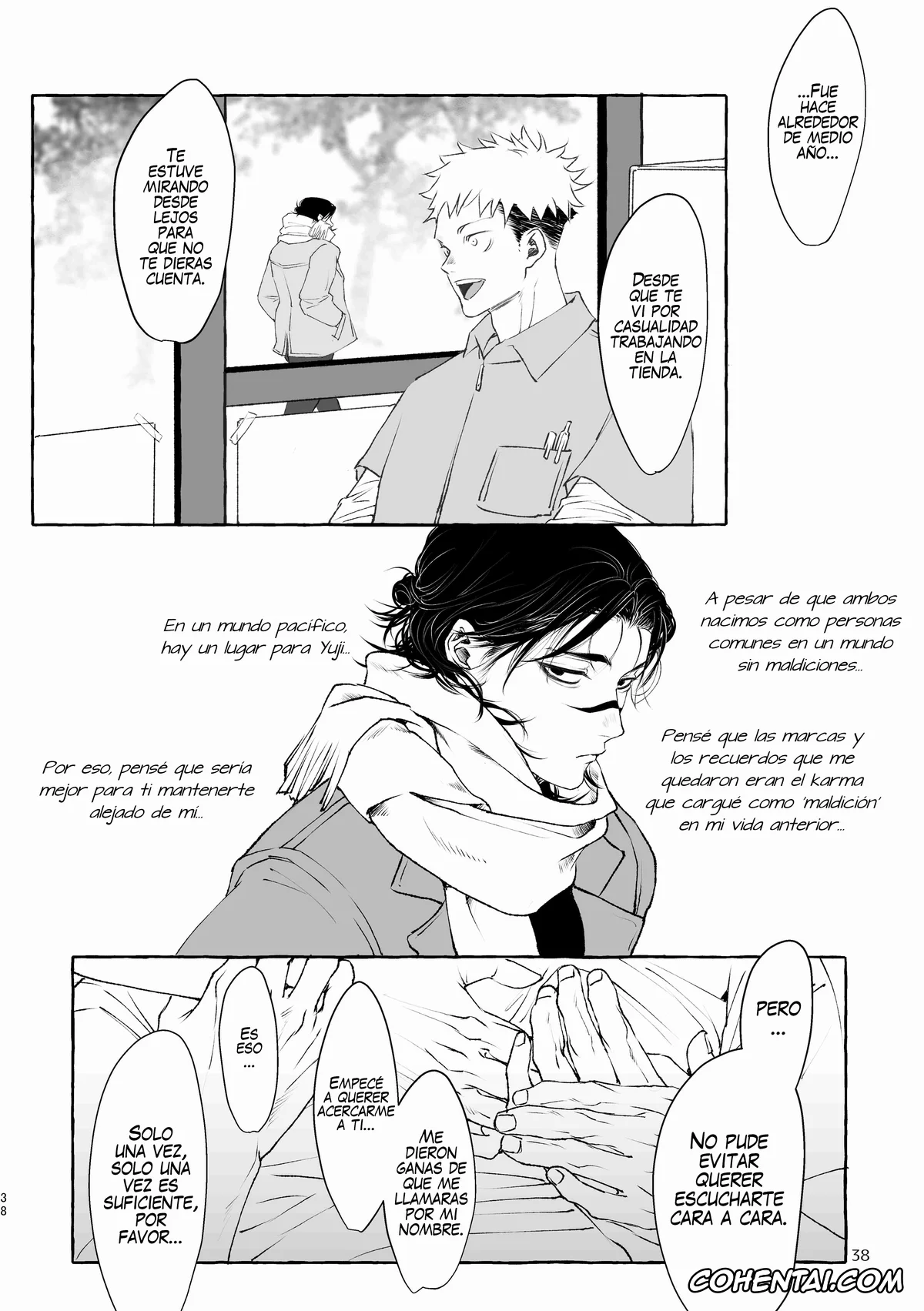 Jujutsu Kaisen porno, Choso porno, Yuuji Itadori porno, Inryoku no Petrichor (Jujutsu Kaisen), pagina 38