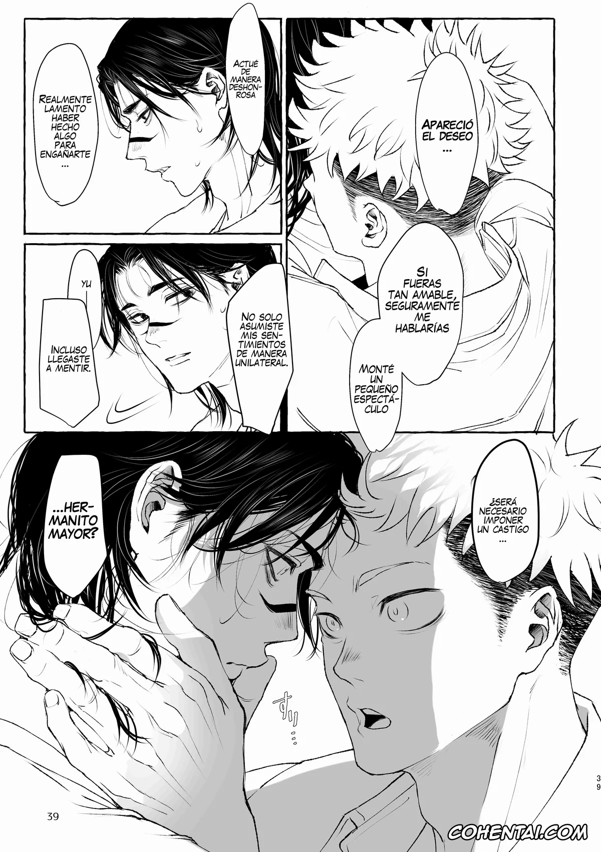 Jujutsu Kaisen hentai, Choso hentai, Yuuji Itadori hentai, Inryoku no Petrichor (Jujutsu Kaisen), pagina 39