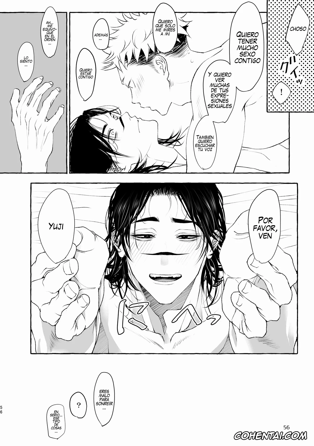 Jujutsu Kaisen porno, Choso porno, Yuuji Itadori porno, Inryoku no Petrichor (Jujutsu Kaisen), pagina 56