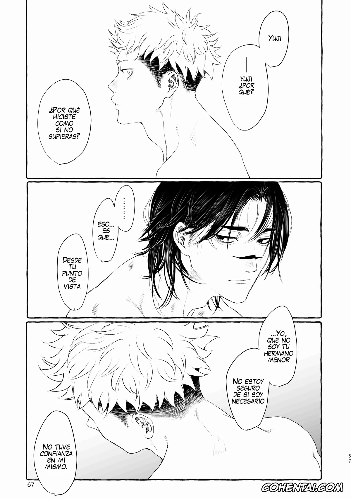Jujutsu Kaisen xxx, Choso xxx, Yuuji Itadori xxx, Inryoku no Petrichor (Jujutsu Kaisen), pagina 67