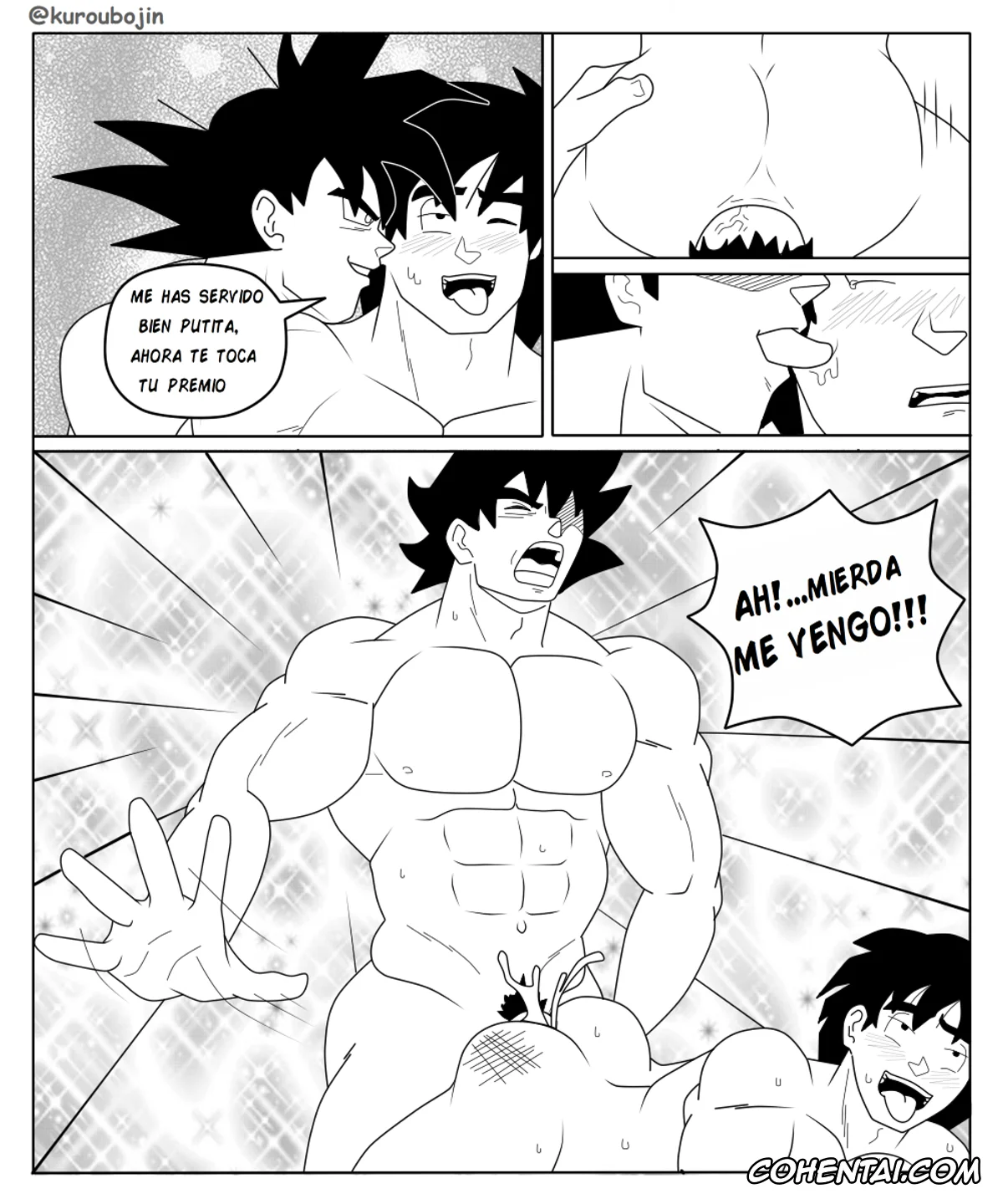 Dragon Ball xxx, Son Goku xxx, Son Goten xxx, Trunks Briefs xxx, Kuroubojin hyperbolic time room (Dragon Ball), pagina 7