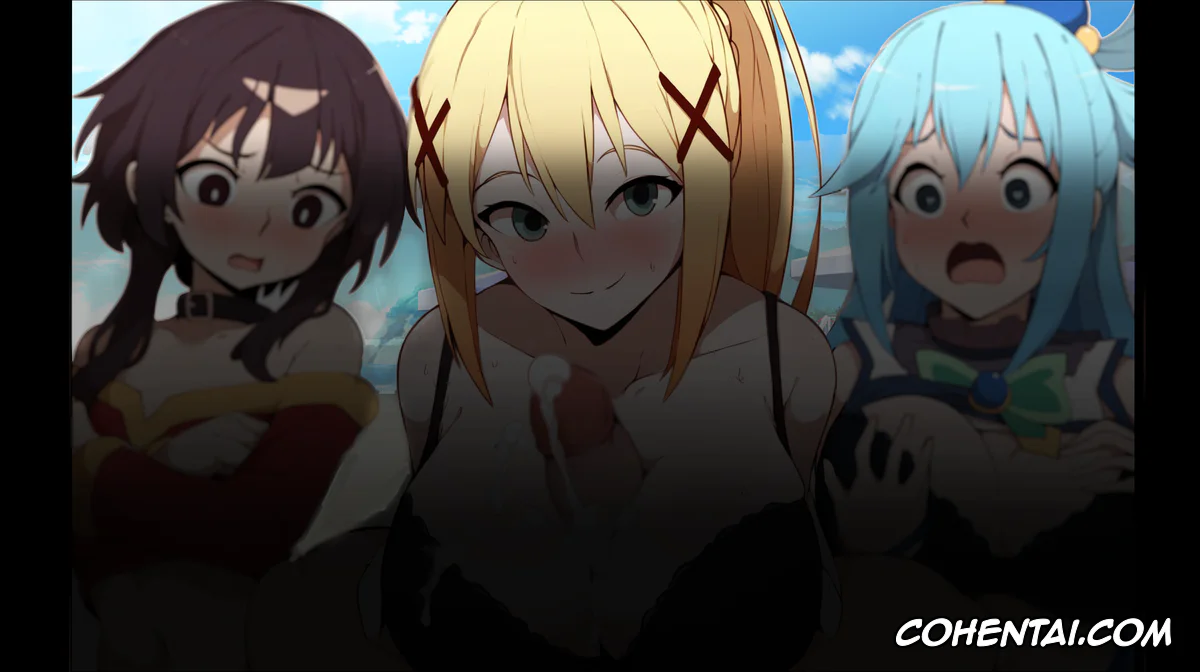 Kono Subarashii Sekai ni Syukufuku o! hentai, Aqua hentai, Darkness | Lalatina Ford Dustiness hentai, Megumin hentai, Vacaciones en la playa con Aqua, Megumin y Darkness (Kono Subarashii Sekai ni Syukufuku o!), pagina 9