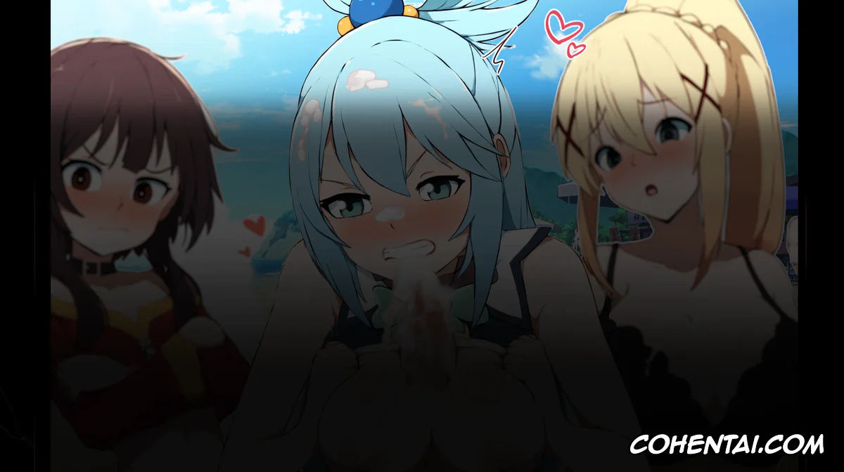 Kono Subarashii Sekai ni Syukufuku o! xxx, Aqua xxx, Darkness | Lalatina Ford Dustiness xxx, Megumin xxx, Vacaciones en la playa con Aqua, Megumin y Darkness (Kono Subarashii Sekai ni Syukufuku o!), pagina 22