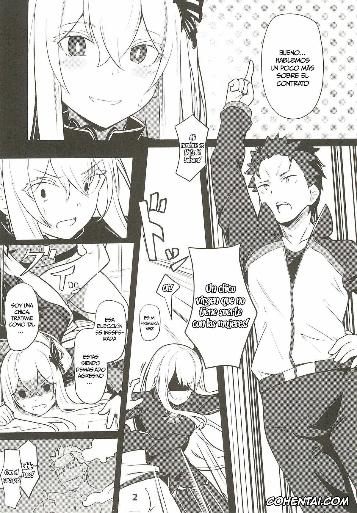 Re:Zero kara Hajimeru Isekai Seikatsu xxx, Echidna xxx, Echidna sukebebon I (Re:Zero kara Hajimeru Isekai Seikatsu), pagina 4