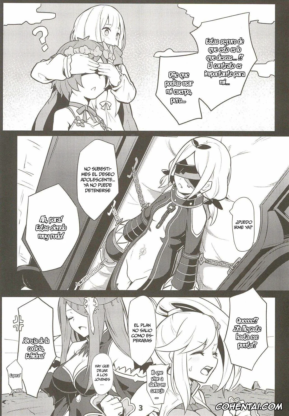 Re:Zero kara Hajimeru Isekai Seikatsu porno, Echidna porno, Echidna sukebebon I (Re:Zero kara Hajimeru Isekai Seikatsu), pagina 5