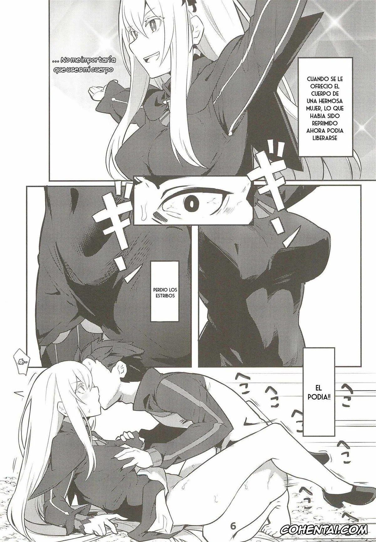 Re:Zero kara Hajimeru Isekai Seikatsu porno, Echidna porno, Echidna sukebebon I (Re:Zero kara Hajimeru Isekai Seikatsu), pagina 8