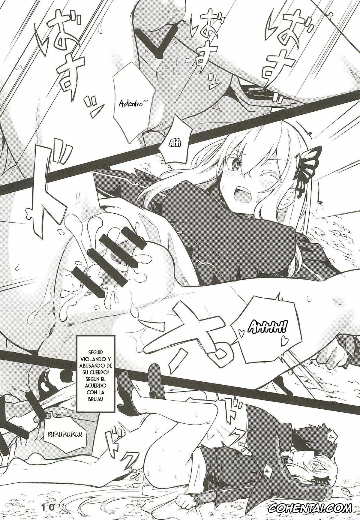 Re:Zero kara Hajimeru Isekai Seikatsu hentai, Echidna hentai, Echidna sukebebon I (Re:Zero kara Hajimeru Isekai Seikatsu), pagina 12