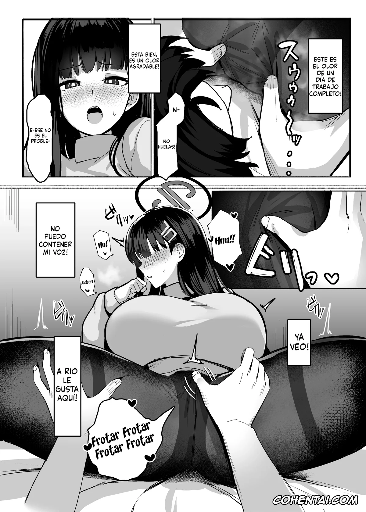 Blue Archive hentai, Rio Tsukatsuki hentai, Sensei hentai, Rio no Gouri wa Ikioi de Ose (Blue Archive), pagina 6