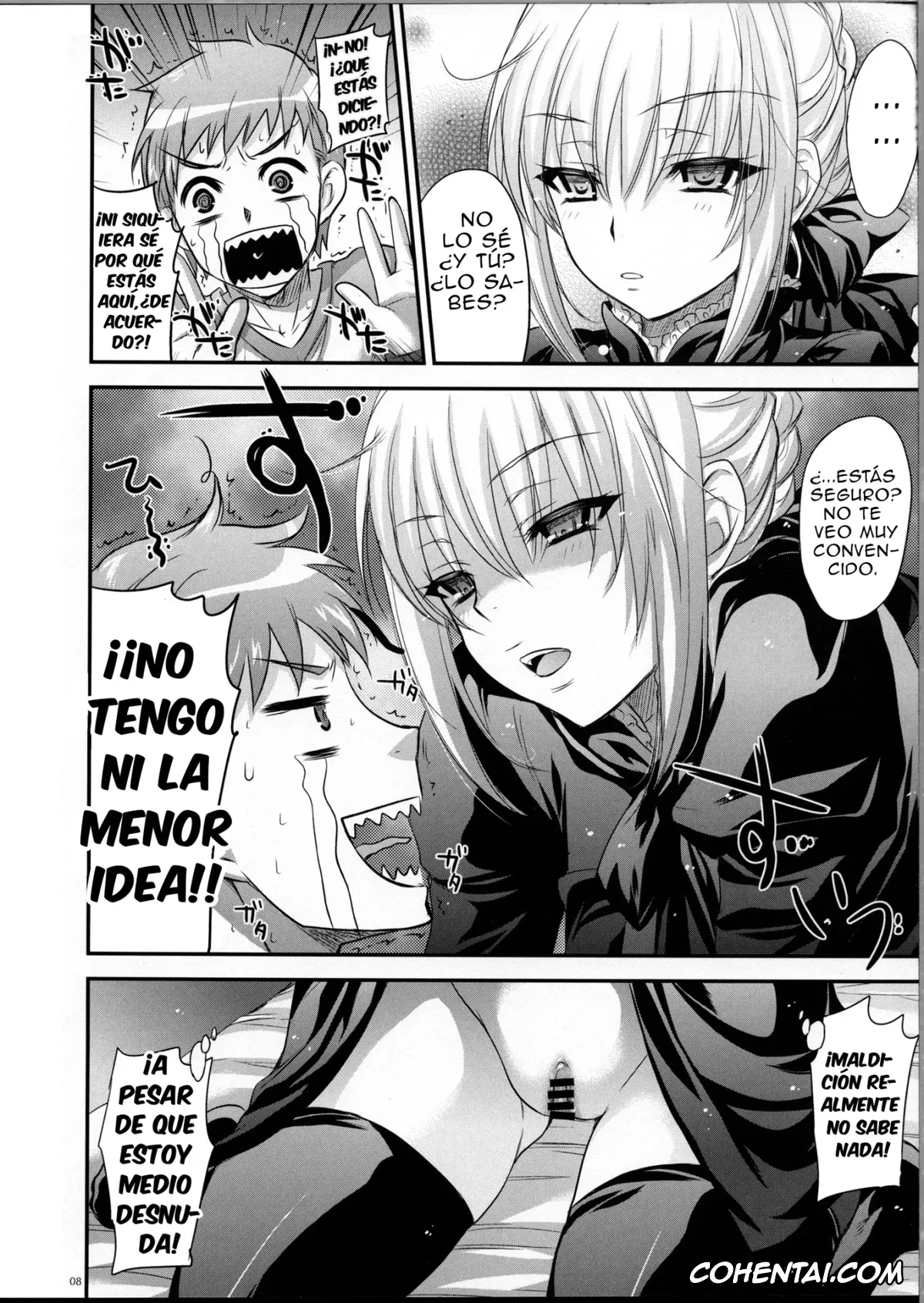 Fate/stay night porno, Saber | Arturia Pendragon porno, GARIGARI 38 (Fate/stay night), pagina 8
