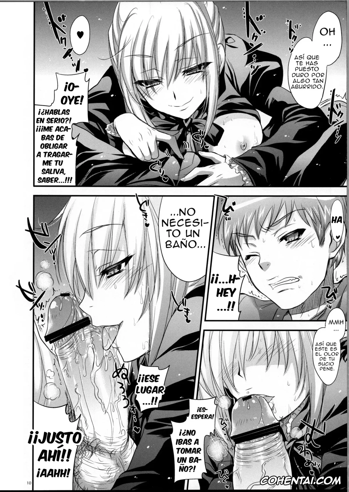 Fate/stay night xxx, Saber | Arturia Pendragon xxx, GARIGARI 38 (Fate/stay night), pagina 10