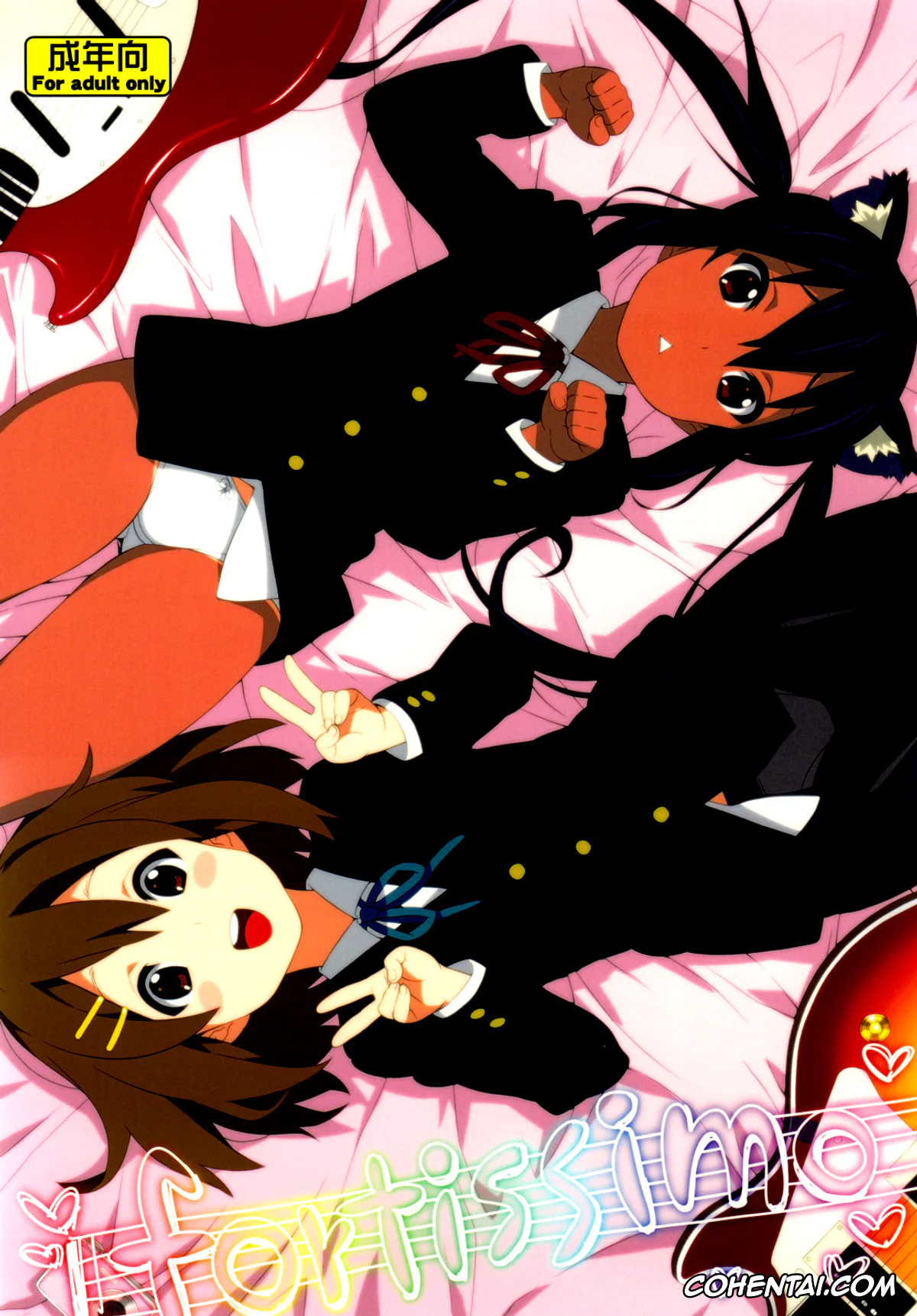 K-ON! xxx, Azusa Nakano xxx, Yui Hirasawa xxx, fortissimo (K-ON!), pagina 1