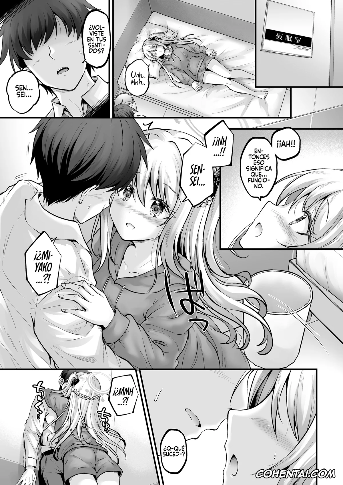 Blue Archive xxx, Miyako Tsukiyuki xxx, Sensei xxx, Yumemiru Usagi (Blue Archive), pagina 4