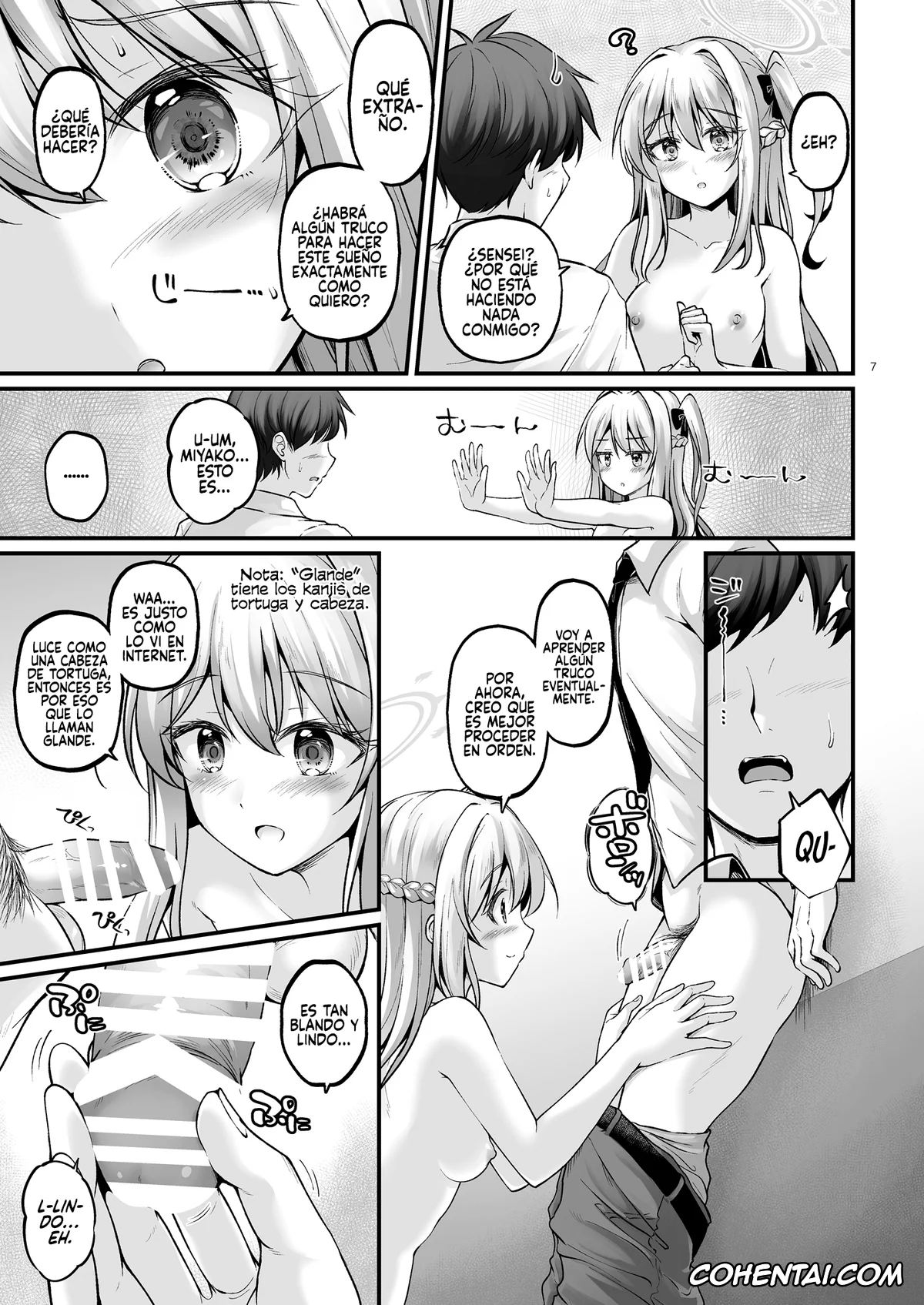 Blue Archive hentai, Miyako Tsukiyuki hentai, Sensei hentai, Yumemiru Usagi (Blue Archive), pagina 6