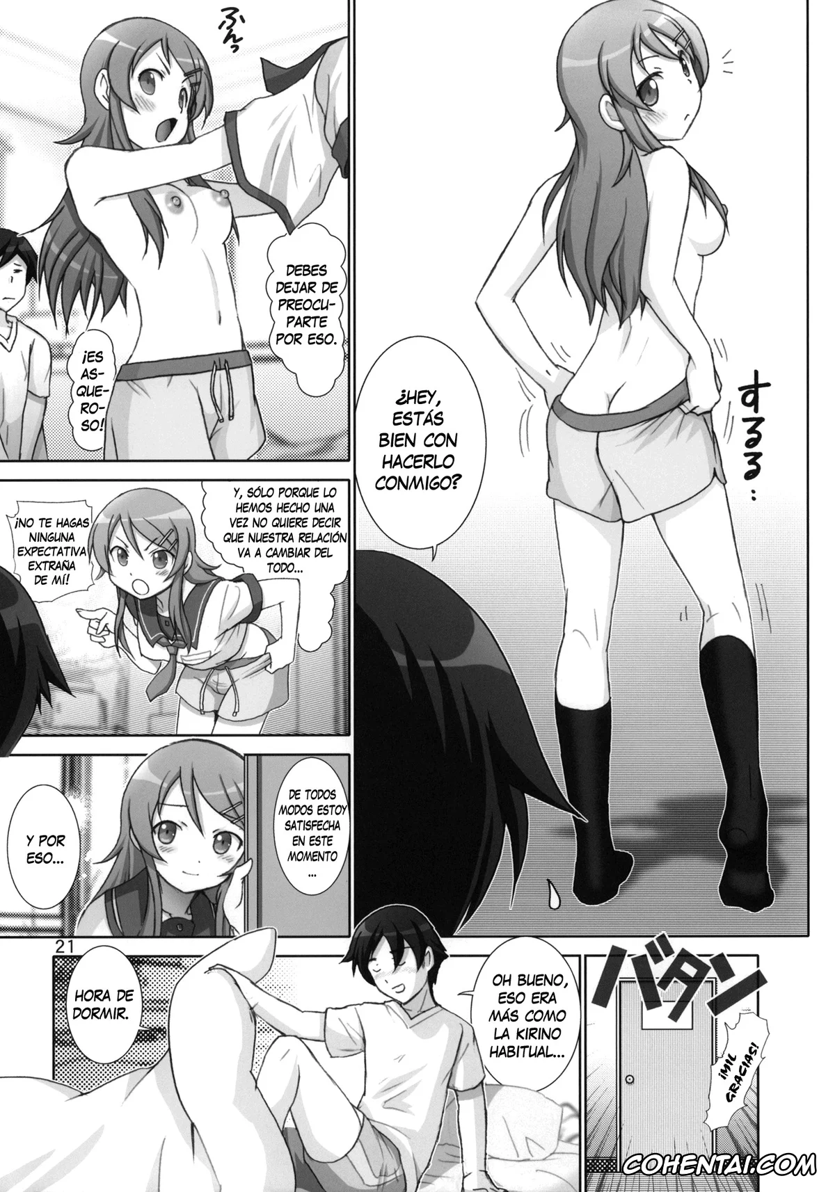 Ore No Imouto Ga Konna Ni Kawaii Wake Ga Nai | My Little Sister Cant Be This Cute porno, Kirino Kousaka porno, Kyousuke Kousaka porno, Oreimo Binetsu Tyuihou 1 | Little Sister Fever Warning 1 (Ore no Imouto ga Konna ni Kawaii Wake ga Nai), pagina 20