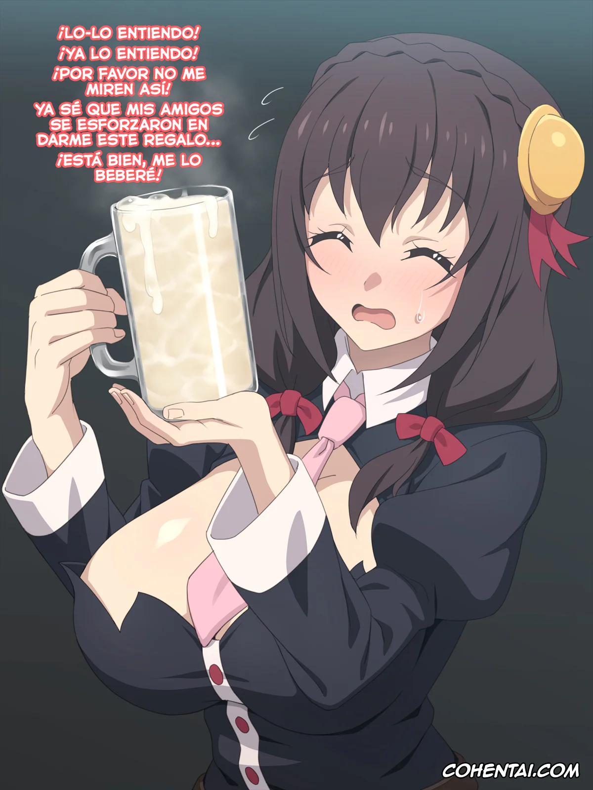 Kono Subarashii Sekai ni Syukufuku o! xxx, Yunyun xxx, Yunyun Semen Jokki (Kono Subarashii Sekai ni Syukufuku o!), pagina 4