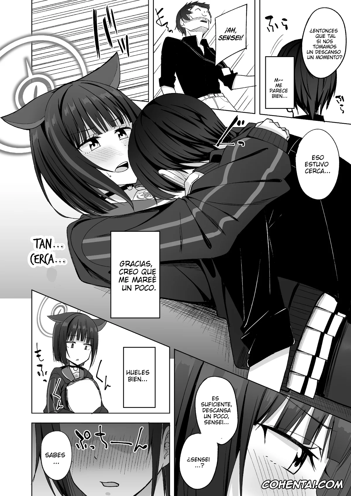 Blue Archive hentai, Kazusa Kyouyama hentai, Sensei hentai, Sweet Dreamer (Blue Archive), pagina 3