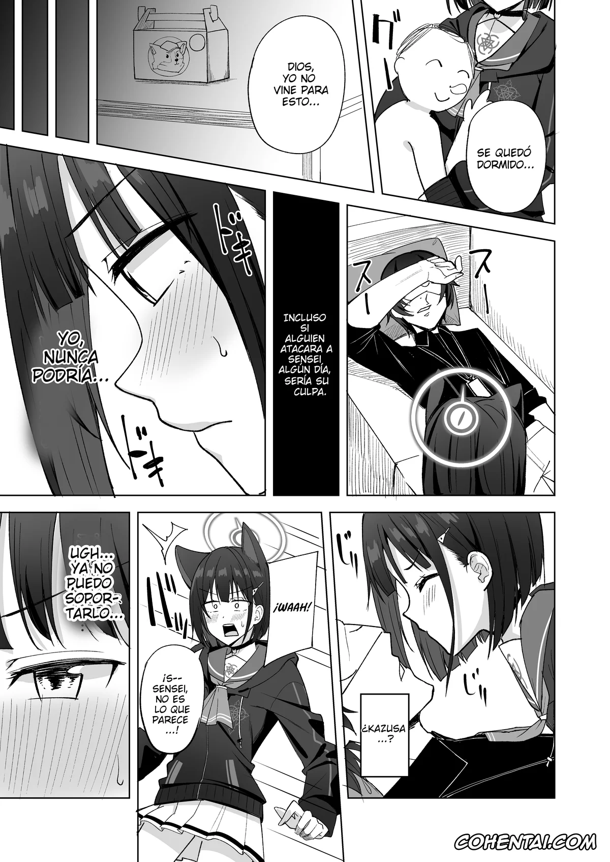 Blue Archive xxx, Kazusa Kyouyama xxx, Sensei xxx, Sweet Dreamer (Blue Archive), pagina 4