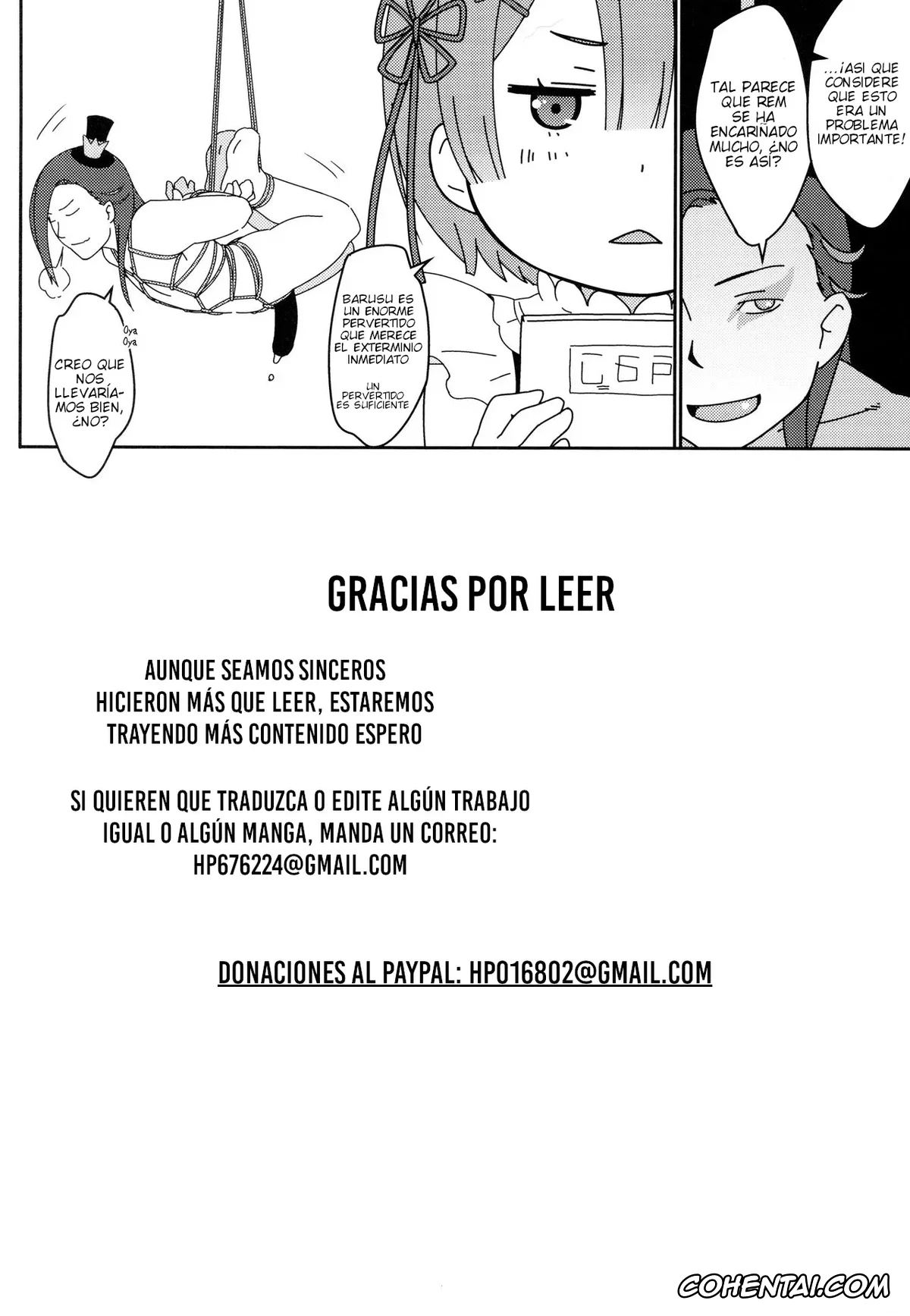 Re:Zero kara Hajimeru Isekai Seikatsu hentai, Rem hentai, Subaru Natsuki hentai, Barusu Kansatsu Nikki (Re:Zero Kara Hajimeru Isekai Seikatsu), pagina 21
