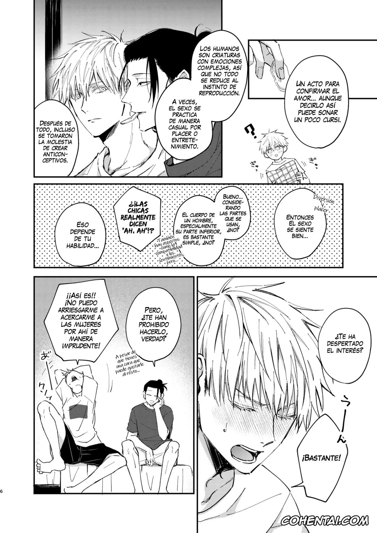 Jujutsu Kaisen porno, Satoru Gojo porno, Suguru Geto porno, Yoru datte Omae to Shitai (Jujutsu Kaisen), pagina 5