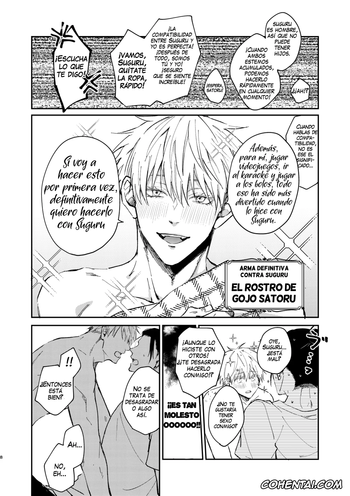 Jujutsu Kaisen xxx, Satoru Gojo xxx, Suguru Geto xxx, Yoru datte Omae to Shitai (Jujutsu Kaisen), pagina 7