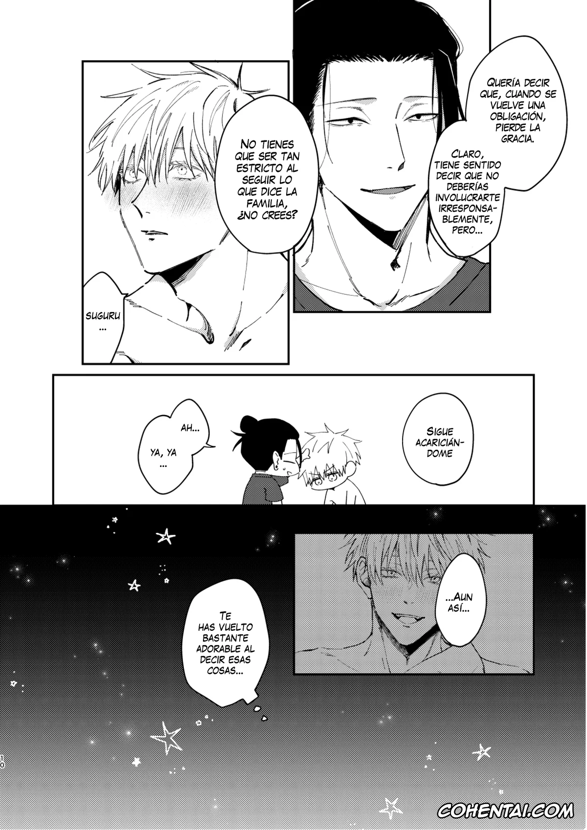 Jujutsu Kaisen hentai, Satoru Gojo hentai, Suguru Geto hentai, Yoru datte Omae to Shitai (Jujutsu Kaisen), pagina 9