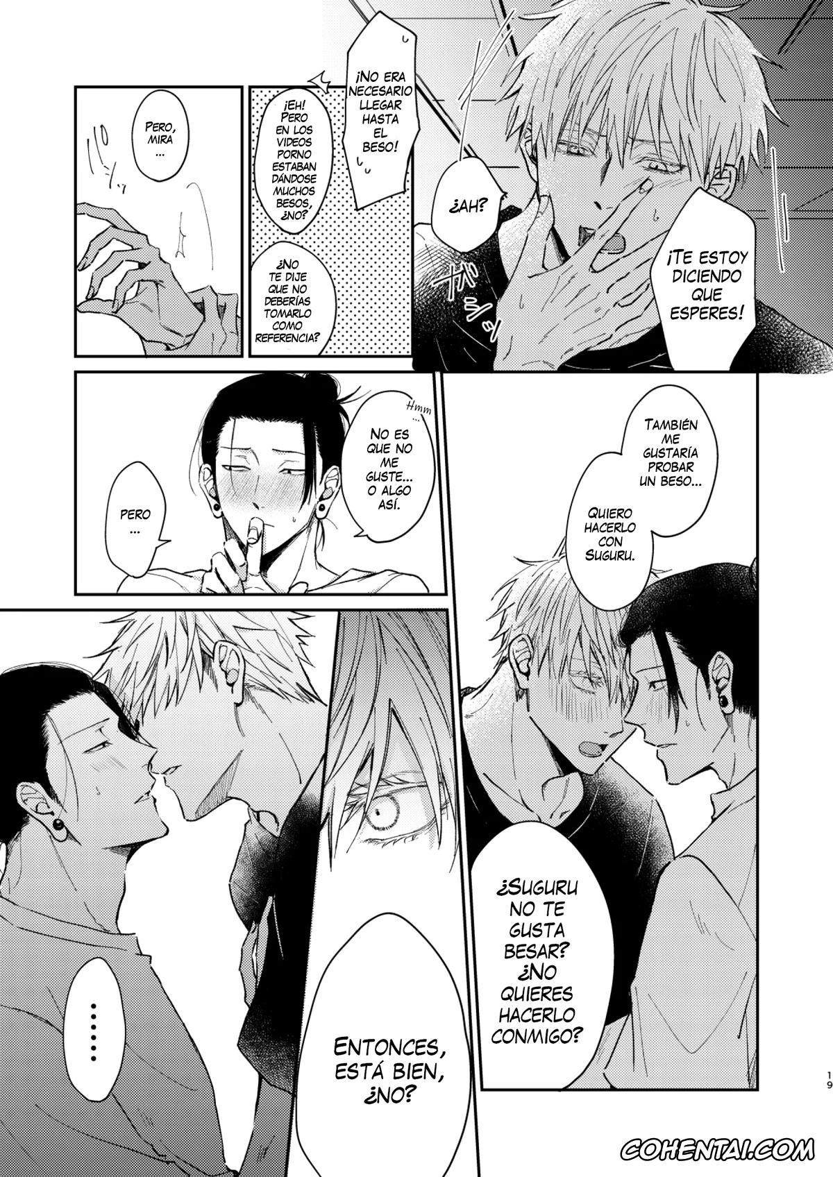 Jujutsu Kaisen hentai, Satoru Gojo hentai, Suguru Geto hentai, Yoru datte Omae to Shitai (Jujutsu Kaisen), pagina 18