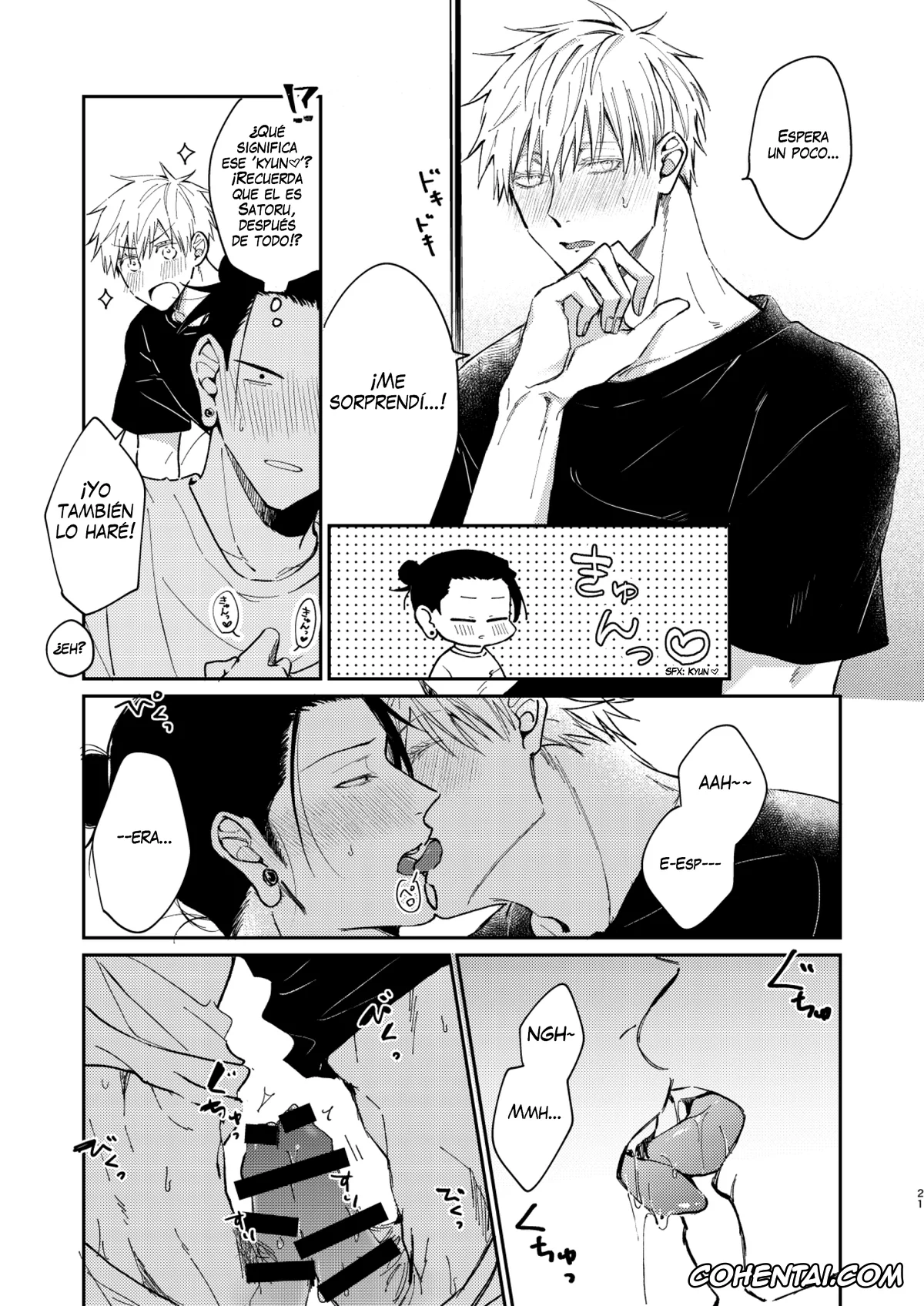 Jujutsu Kaisen porno, Satoru Gojo porno, Suguru Geto porno, Yoru datte Omae to Shitai (Jujutsu Kaisen), pagina 20