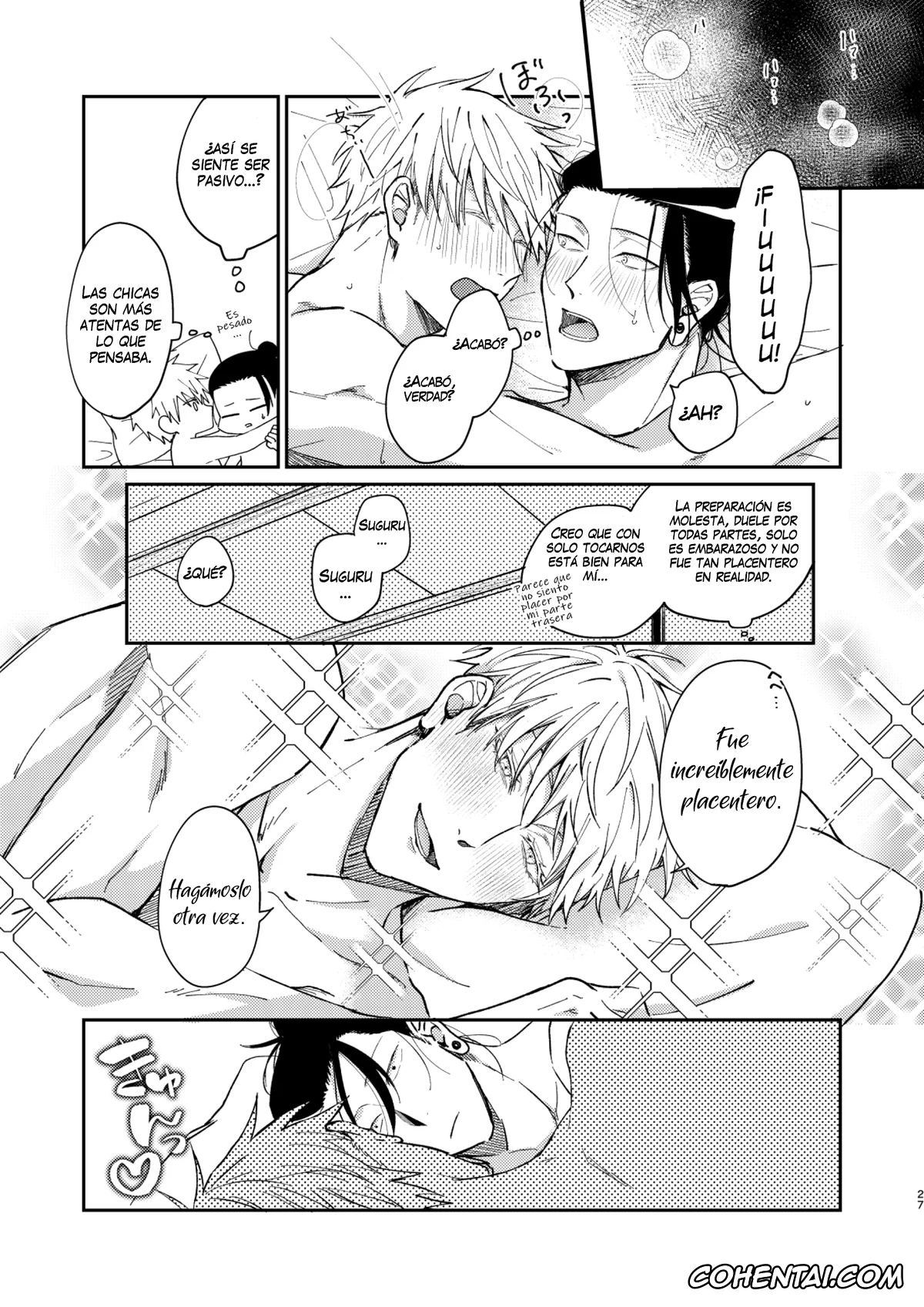 Jujutsu Kaisen porno, Satoru Gojo porno, Suguru Geto porno, Yoru datte Omae to Shitai (Jujutsu Kaisen), pagina 26