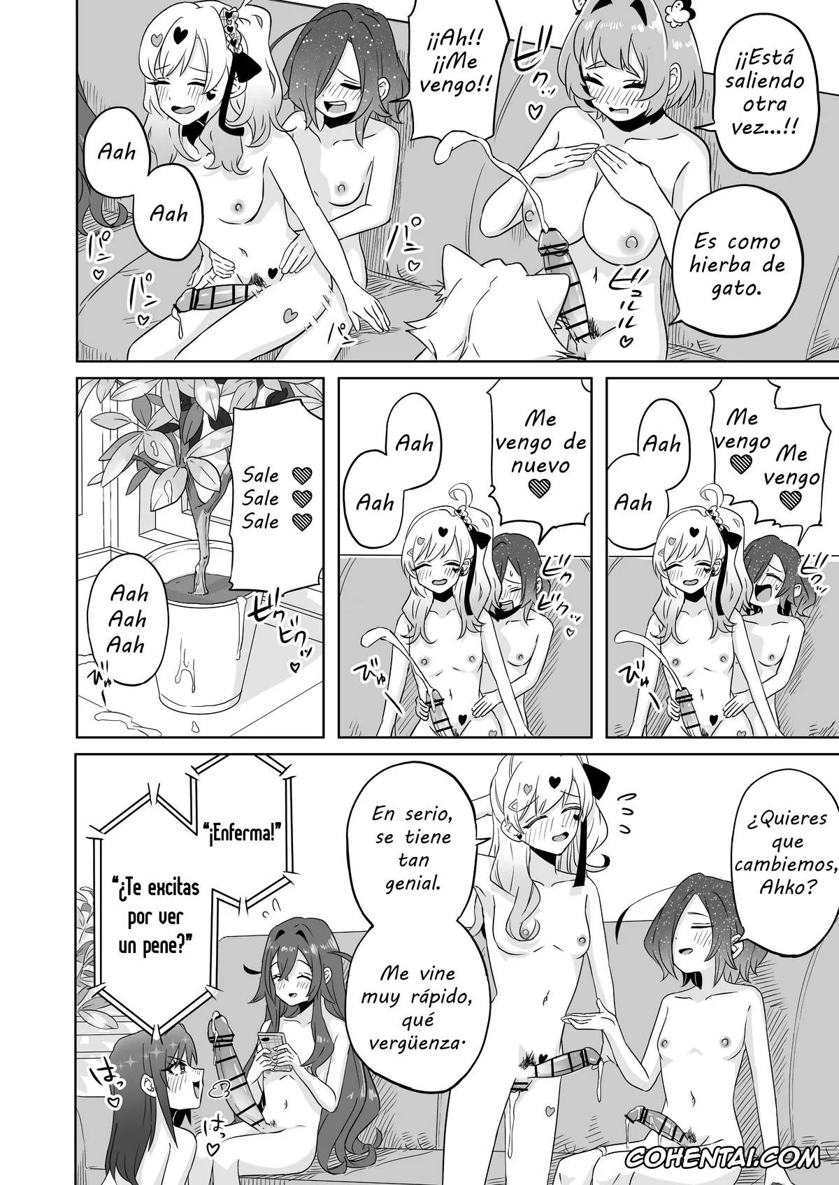 Kimi no Koto ga Daidaidaidaidaisuki na 100-nin no Kanojo xxx, Chiyo Iin xxx, Hahari Hanazono xxx, Hakari Hanazono xxx, Karane Inda xxx, Kishika Torotoro xxx, Kurumi Haraga xxx, Kusuri Yakuzen xxx, Mai Meido xxx, Mimimi Utsukushisugi xxx, Nano Eiai xxx, Shizuka Yoshimoto xxx, Rentarou Family Futanari Party (Kimi no Koto ga Daidaidaidaidaisuki na 100-nin no Kanojo), pagina 10