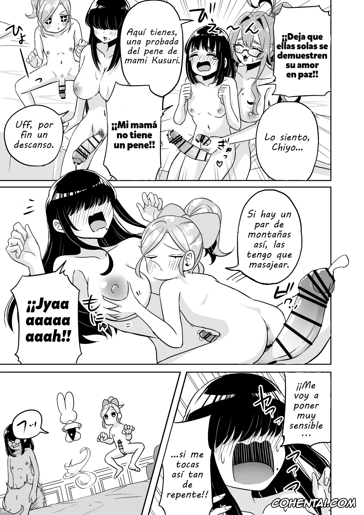 Kimi no Koto ga Daidaidaidaidaisuki na 100-nin no Kanojo xxx, Chiyo Iin xxx, Hahari Hanazono xxx, Hakari Hanazono xxx, Karane Inda xxx, Kishika Torotoro xxx, Kurumi Haraga xxx, Kusuri Yakuzen xxx, Mai Meido xxx, Mimimi Utsukushisugi xxx, Nano Eiai xxx, Shizuka Yoshimoto xxx, Rentarou Family Futanari Party (Kimi no Koto ga Daidaidaidaidaisuki na 100-nin no Kanojo), pagina 13