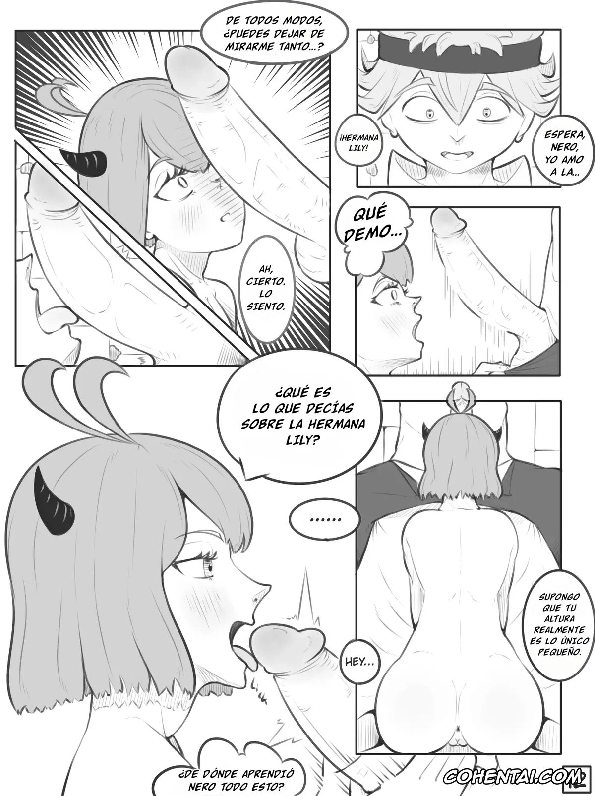 Black Clover hentai, Asta hentai, Secre Swallowtail hentai, NERO X ASTA (Black Clover), pagina 12